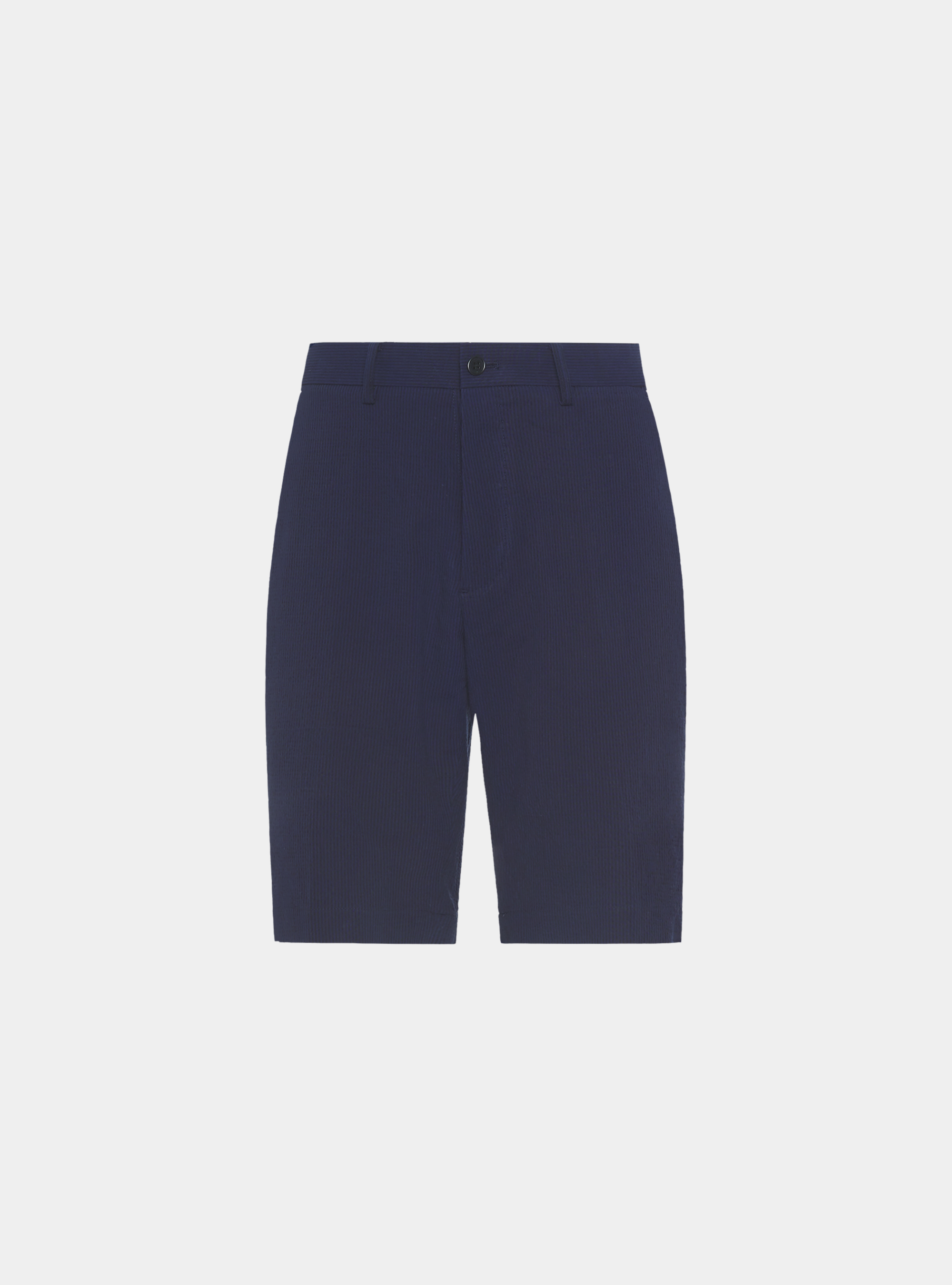 Bermudas de algod&oacute;n seersucker el&aacute;stico, AZUL MARINO