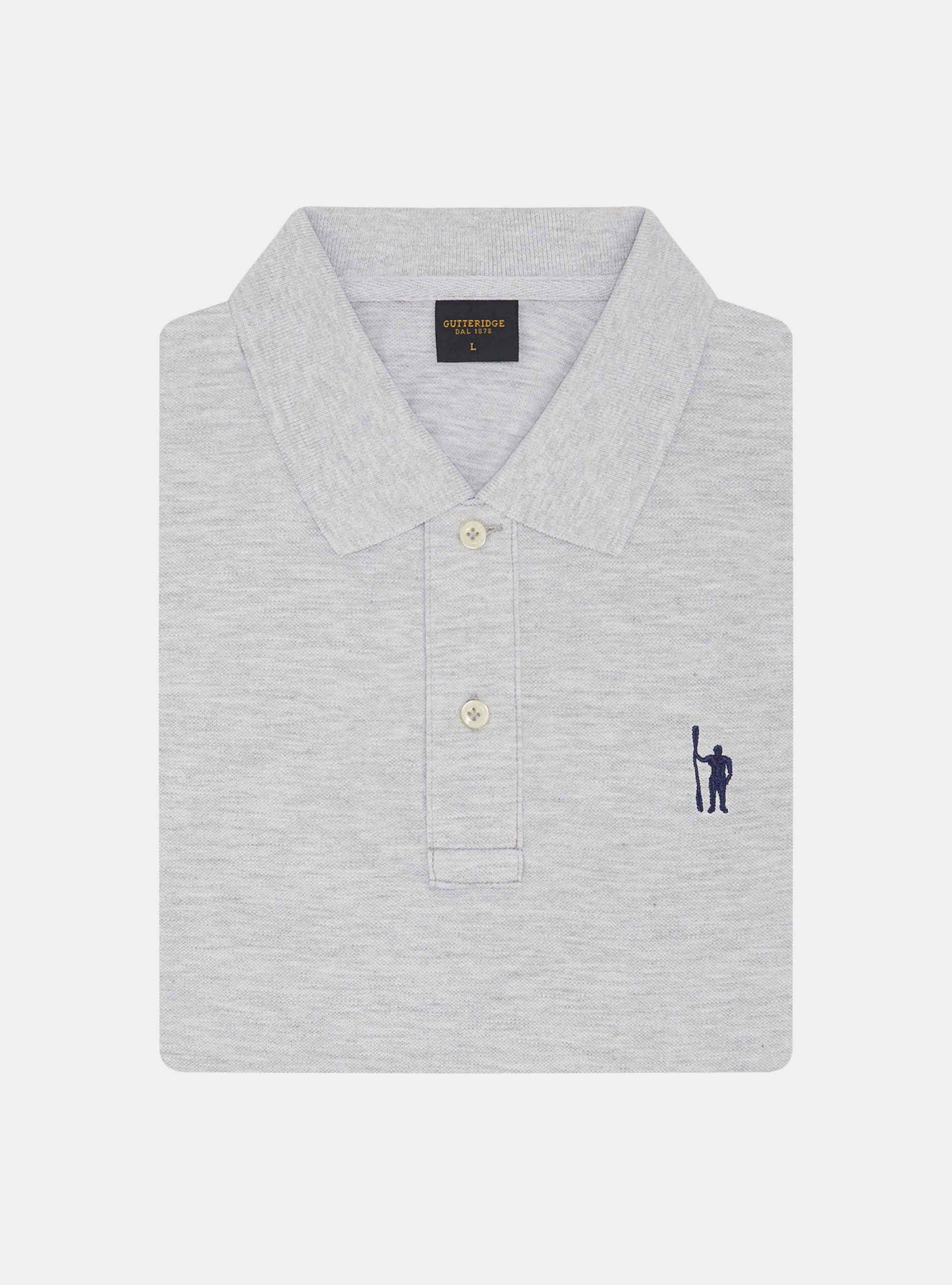 Piqu&eacute; polo shirt with embroidery, PERLA 0178C