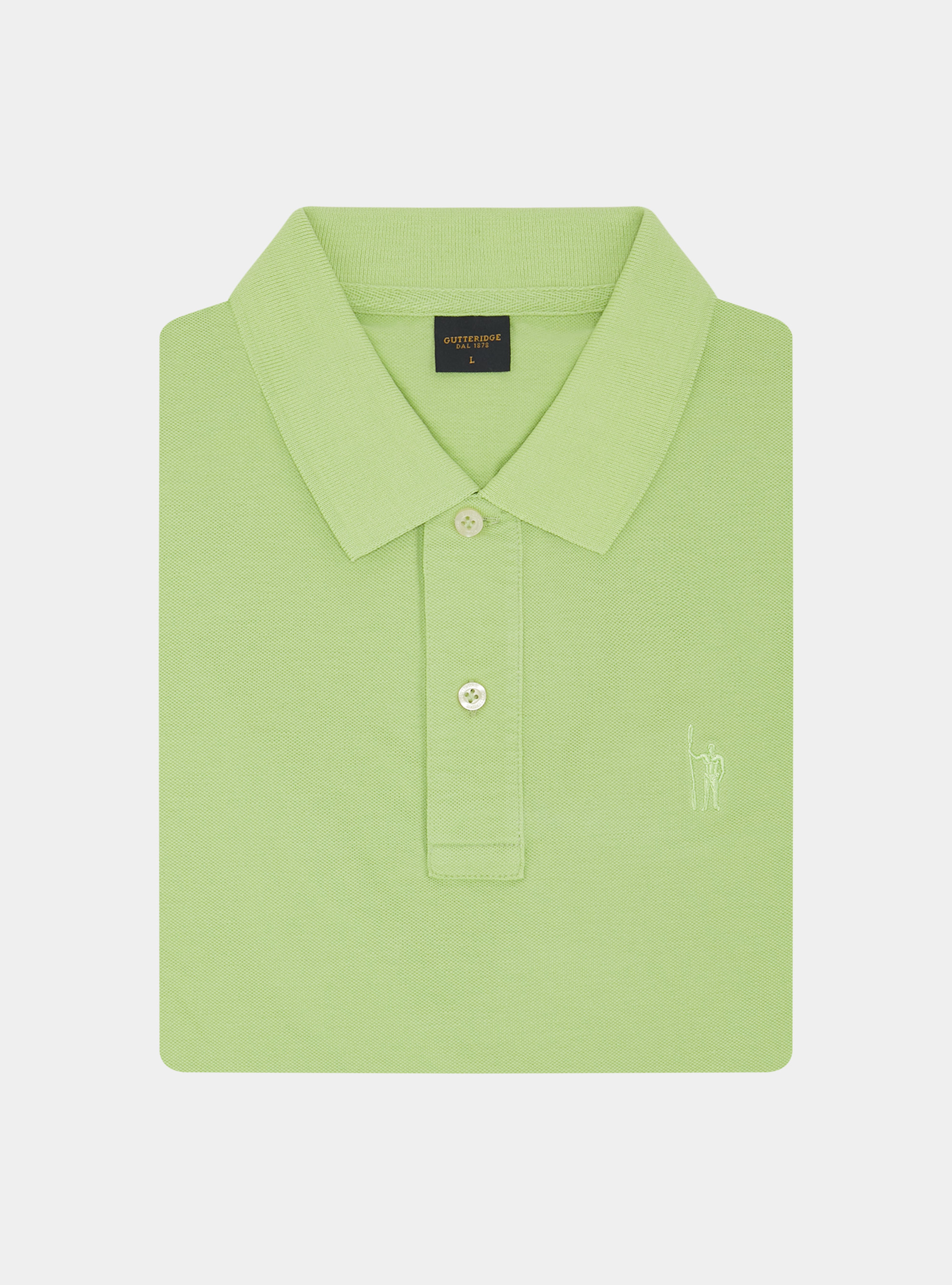Classic piqu&eacute; polo shirt, 0620C VERDE CHIARO