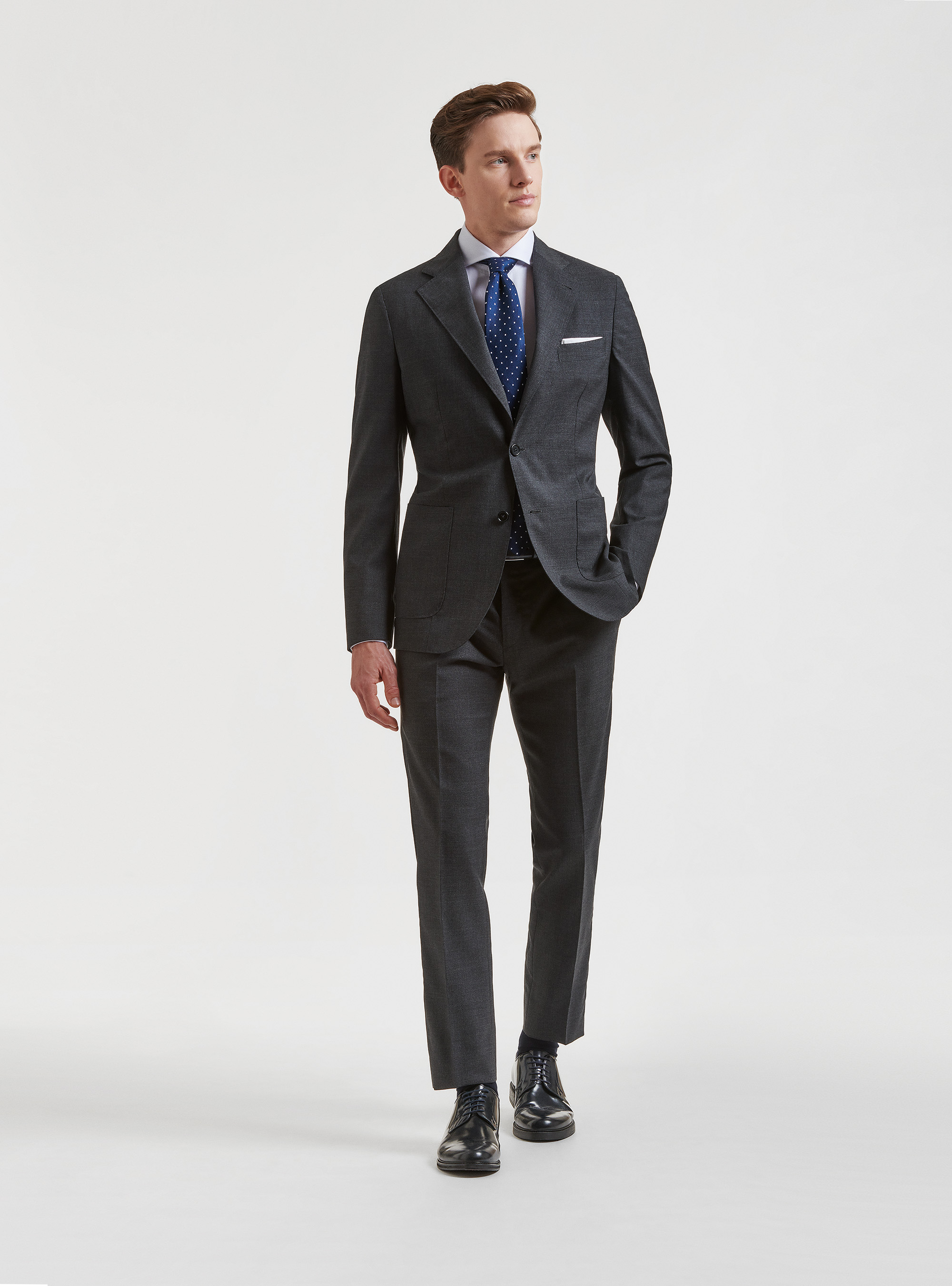 Pure wool hopsack blazer Vitale Barberis Canonico