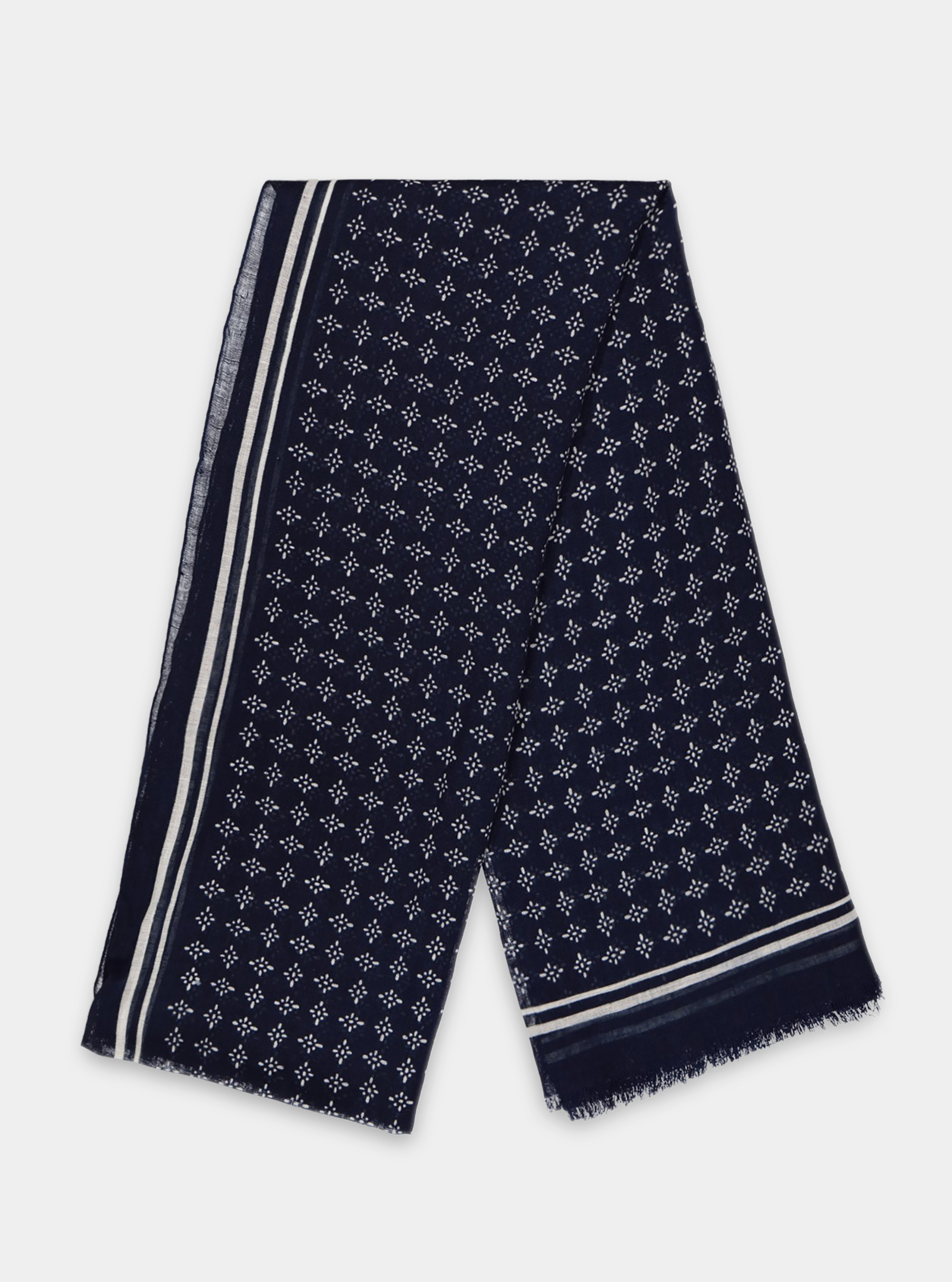 Fancy scarf, NAVY BLUE