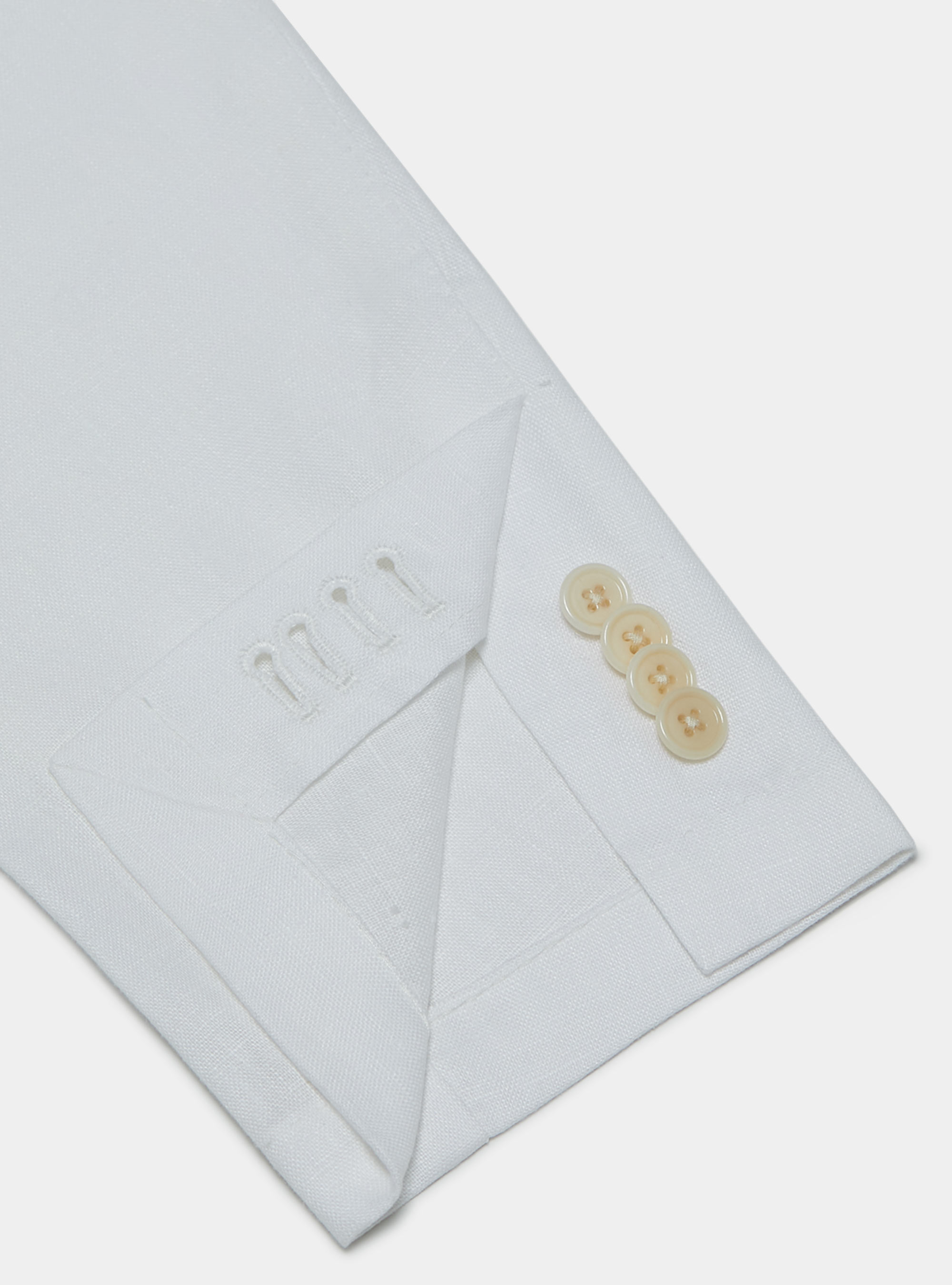 Veste en pur lin, BLANC