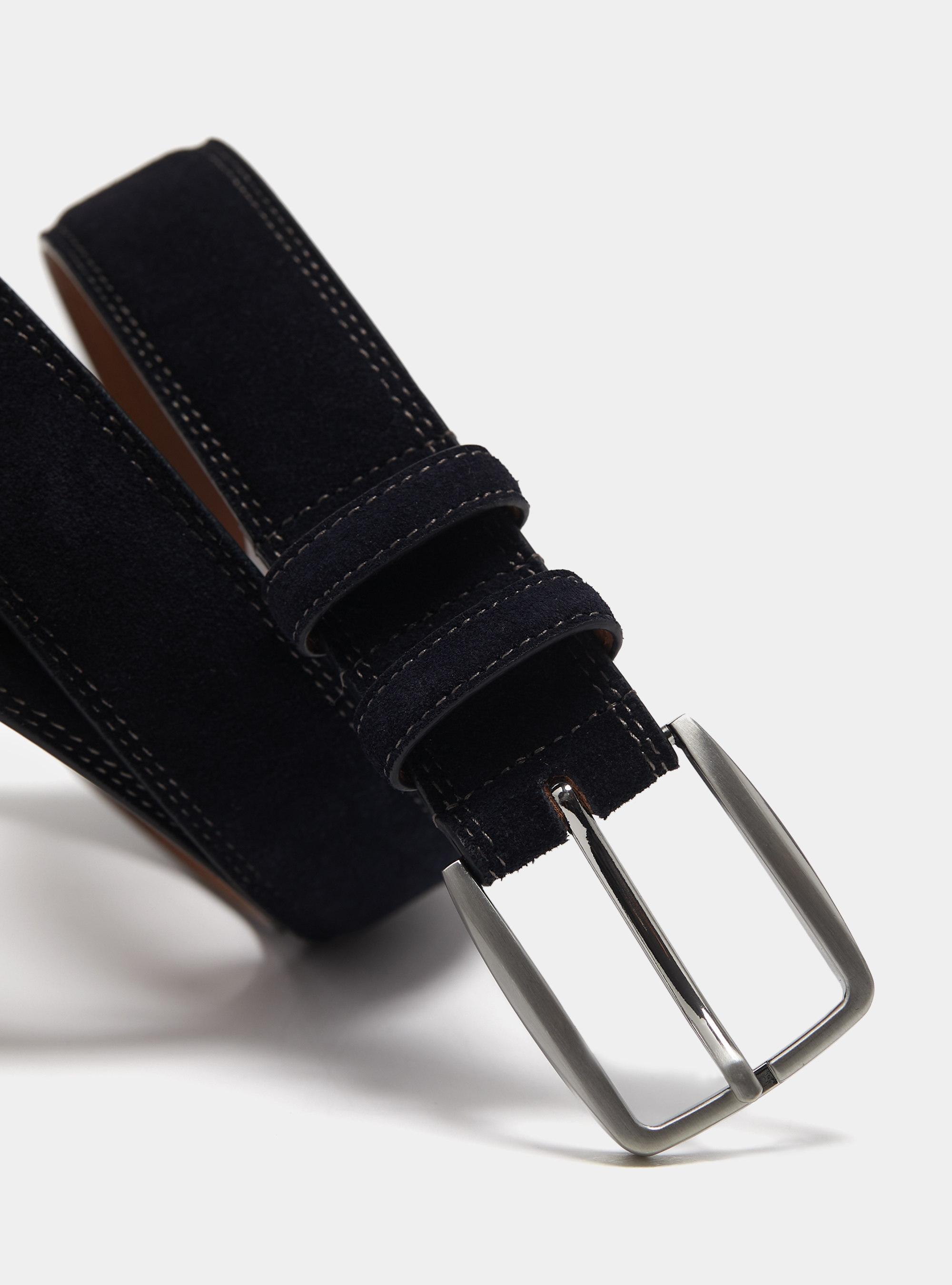 Ceinture en daim, BLEU MARINE