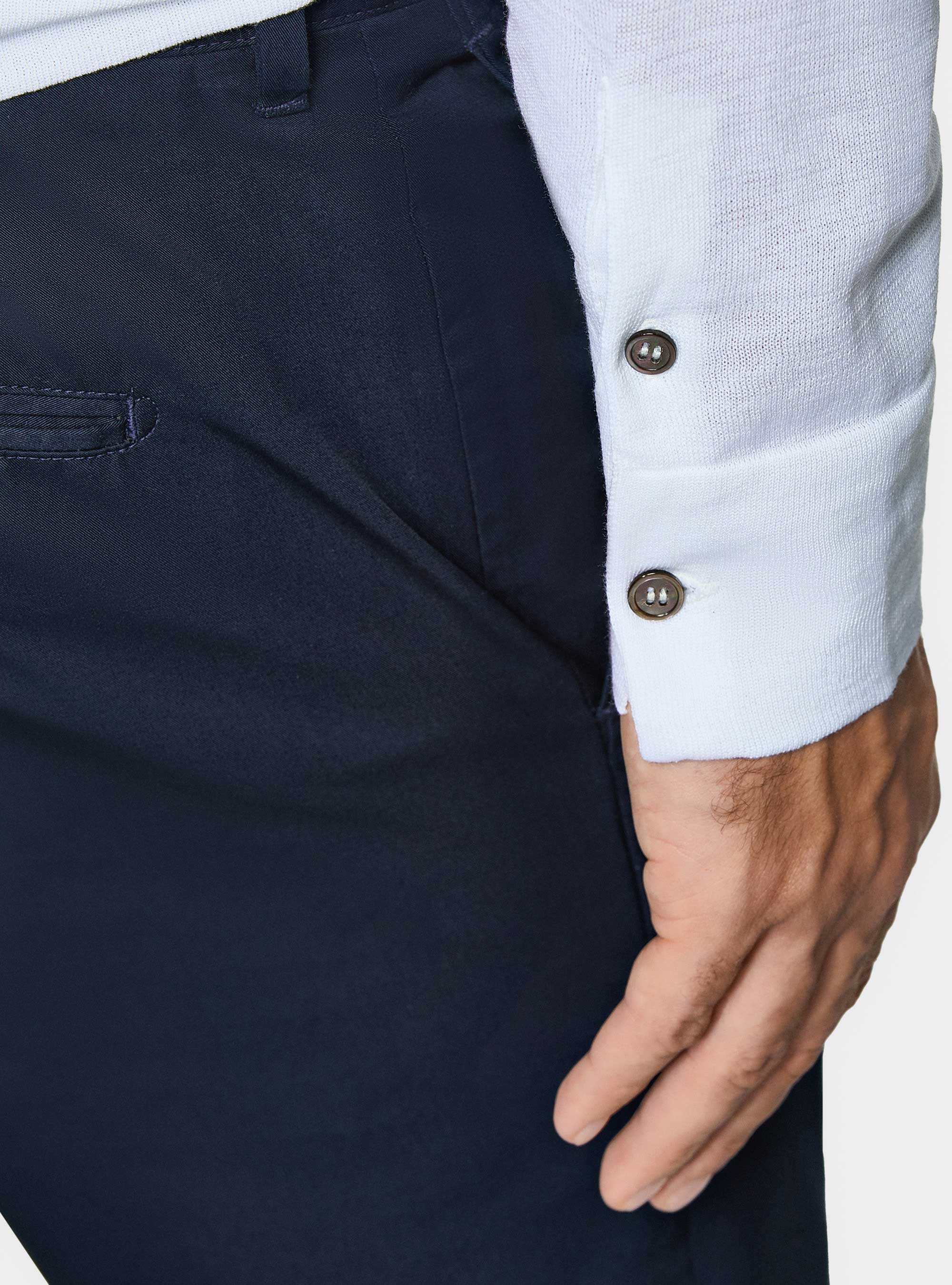 Polo camicia in maglia in cotone e seta, BIANCO