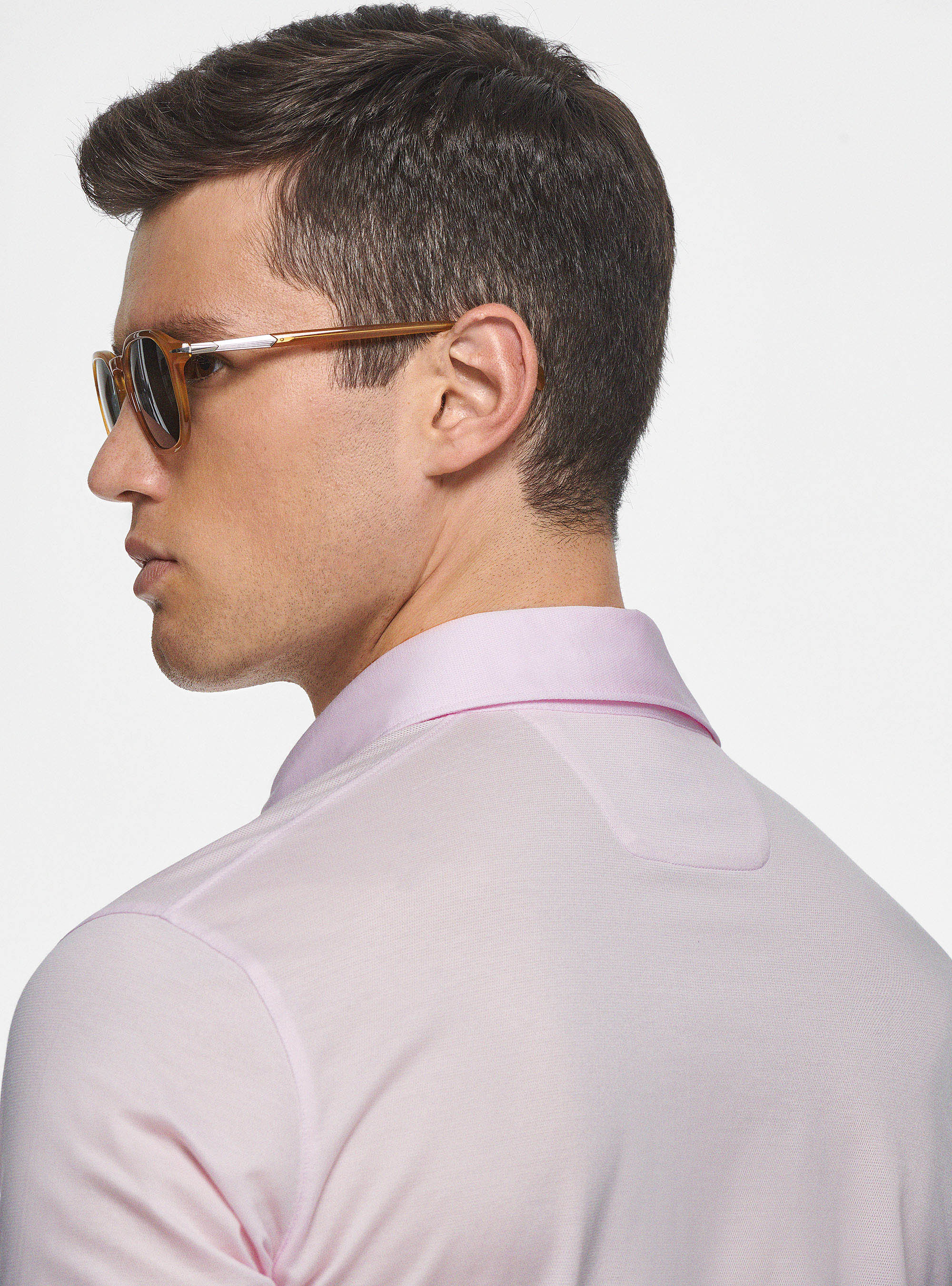 Piqu&eacute; polo shirt in COOLMAX fabric, PINK