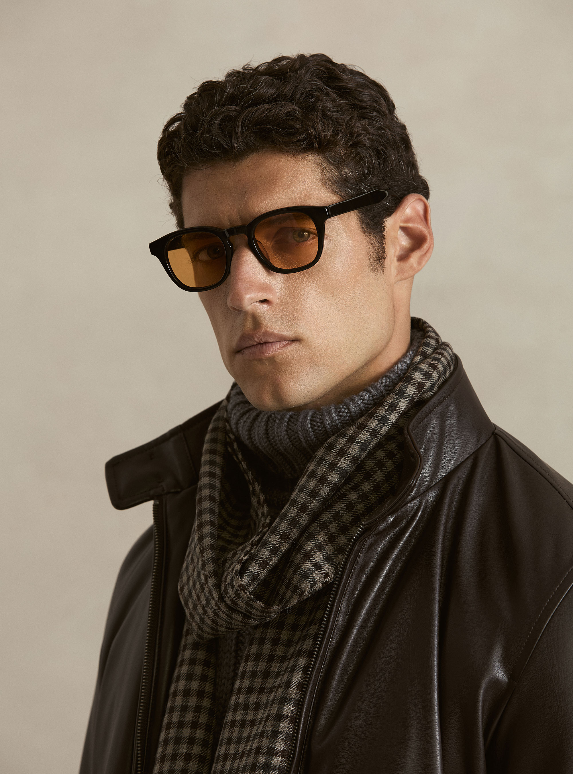 Giubbino in similpelle, MARRONE