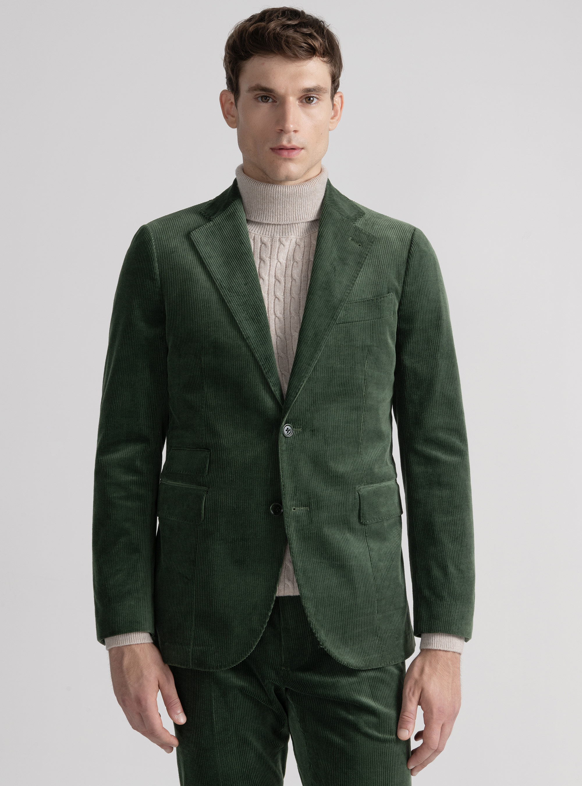 Americana de terciopelo Duca Visconti di Modrone, VERDE