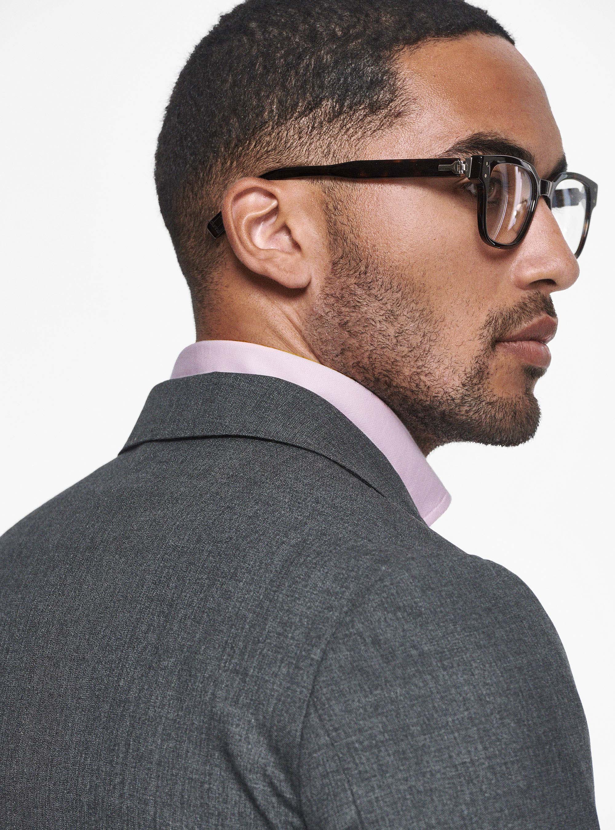 Vitale Barberis Canonico pure wool blazer, ASFALTO 0112C