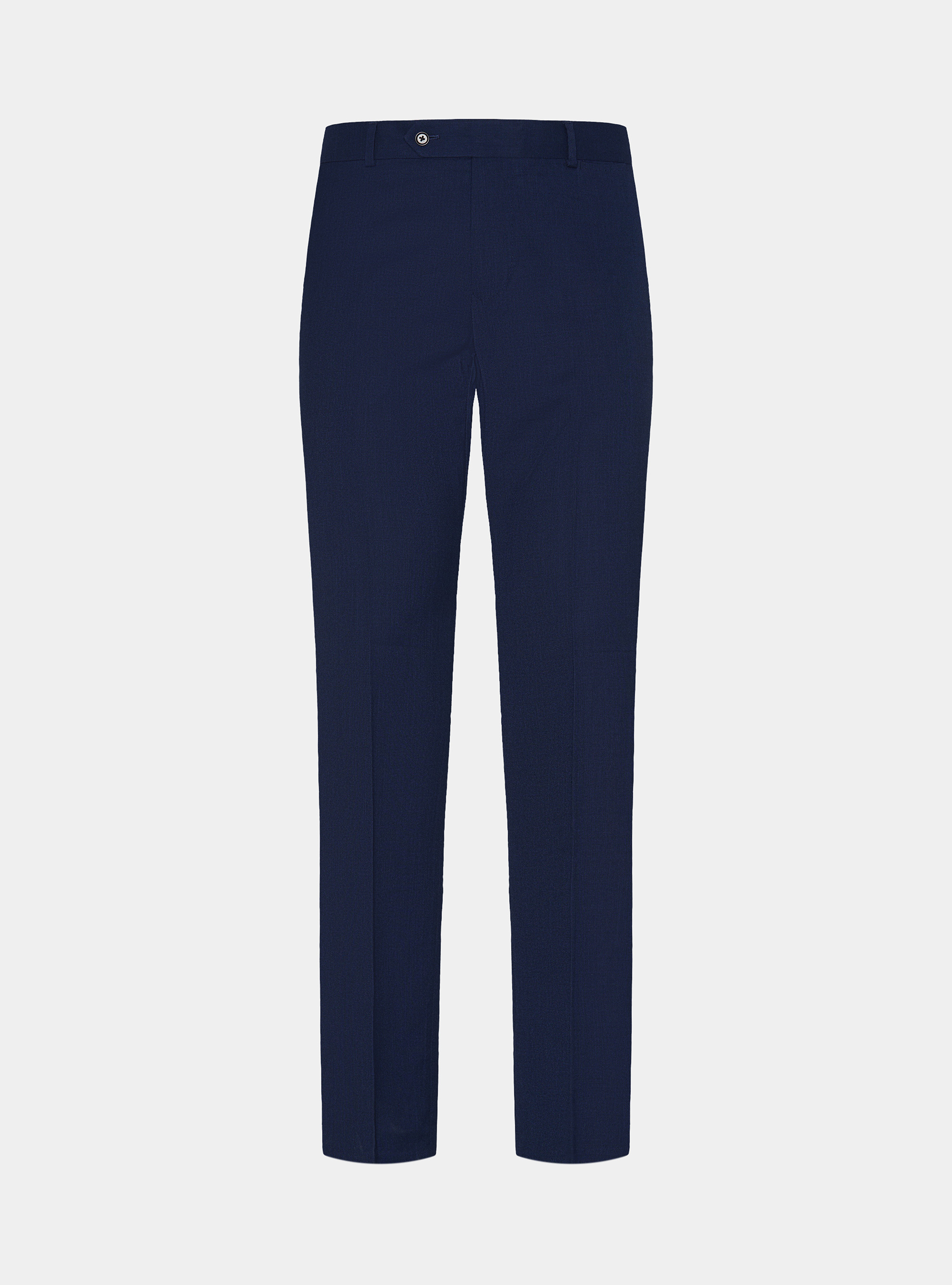Flamed fabric suit trousers, NAVY BLUE