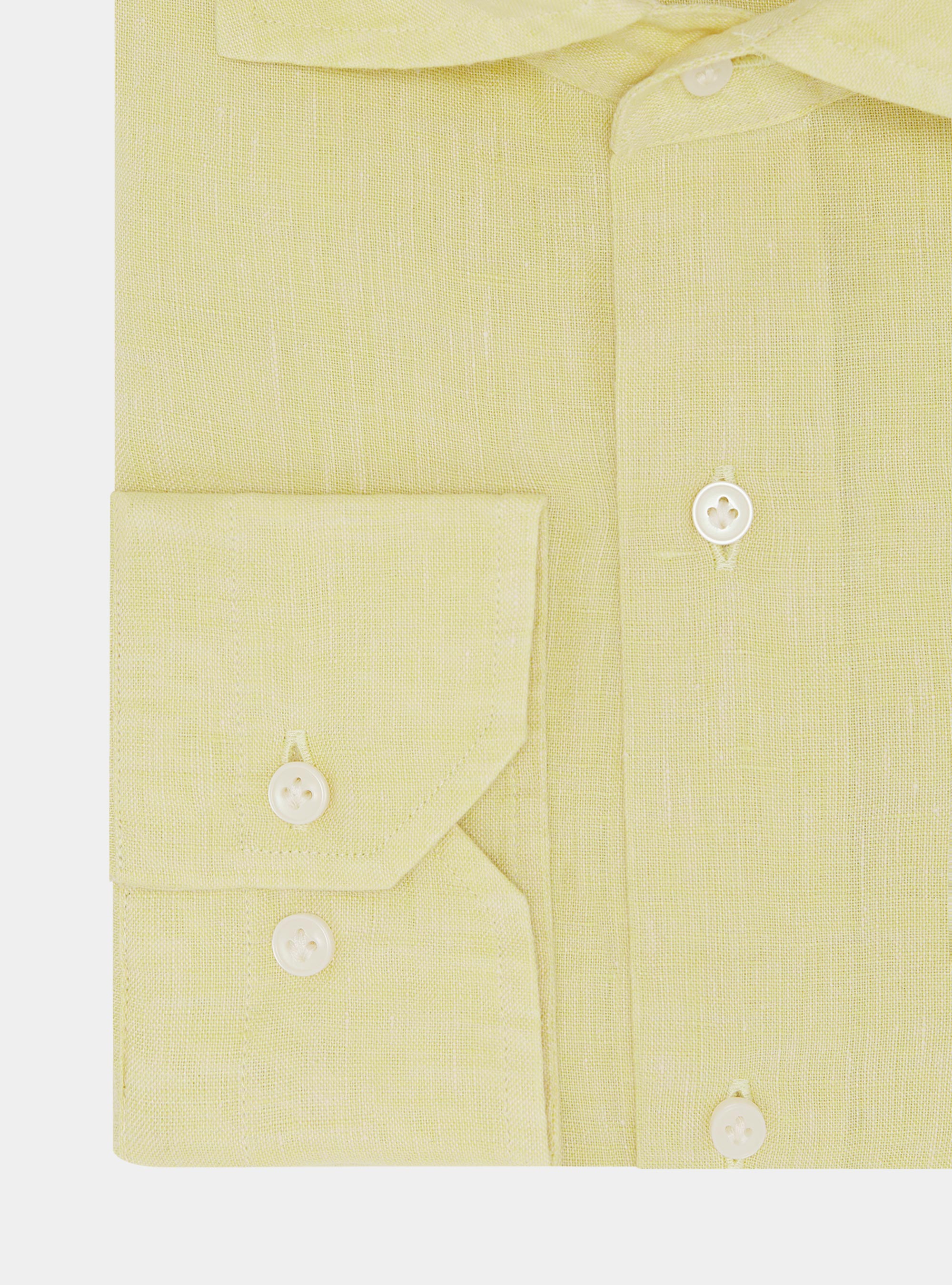 Pure linen shirt, YELLOW
