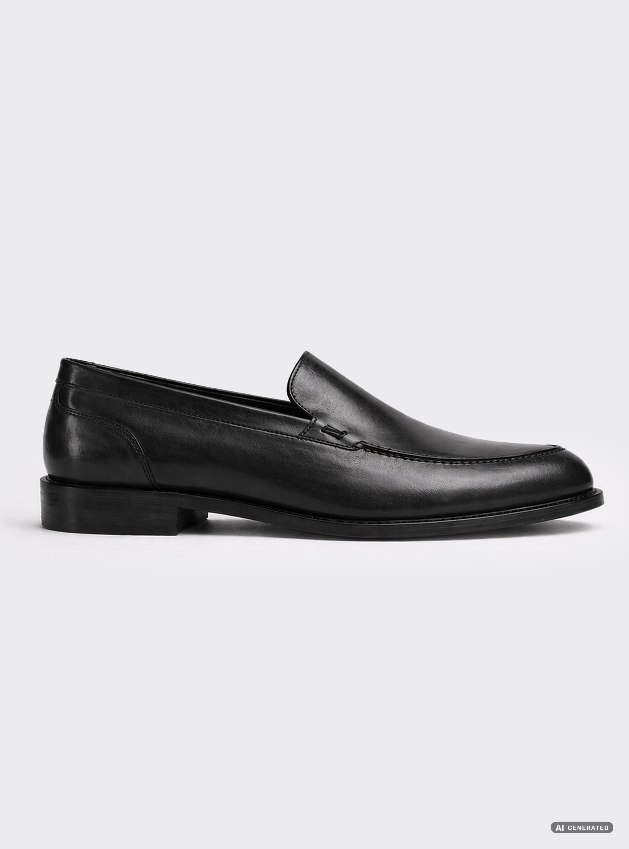 Mocassino in pelle di vitello, BLACK