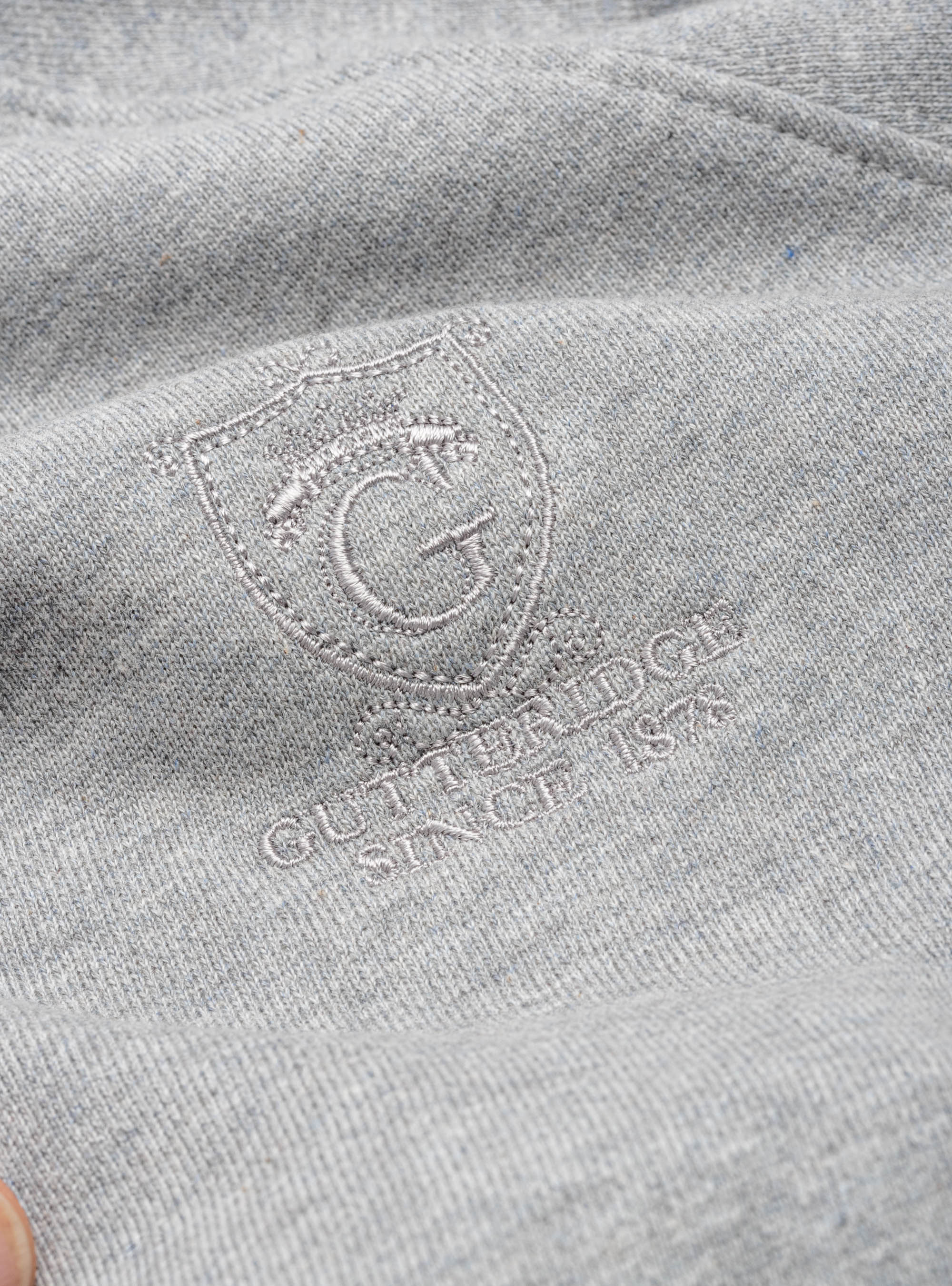 Felpa tinta unita, GRIGIO CHIARO MELANGE