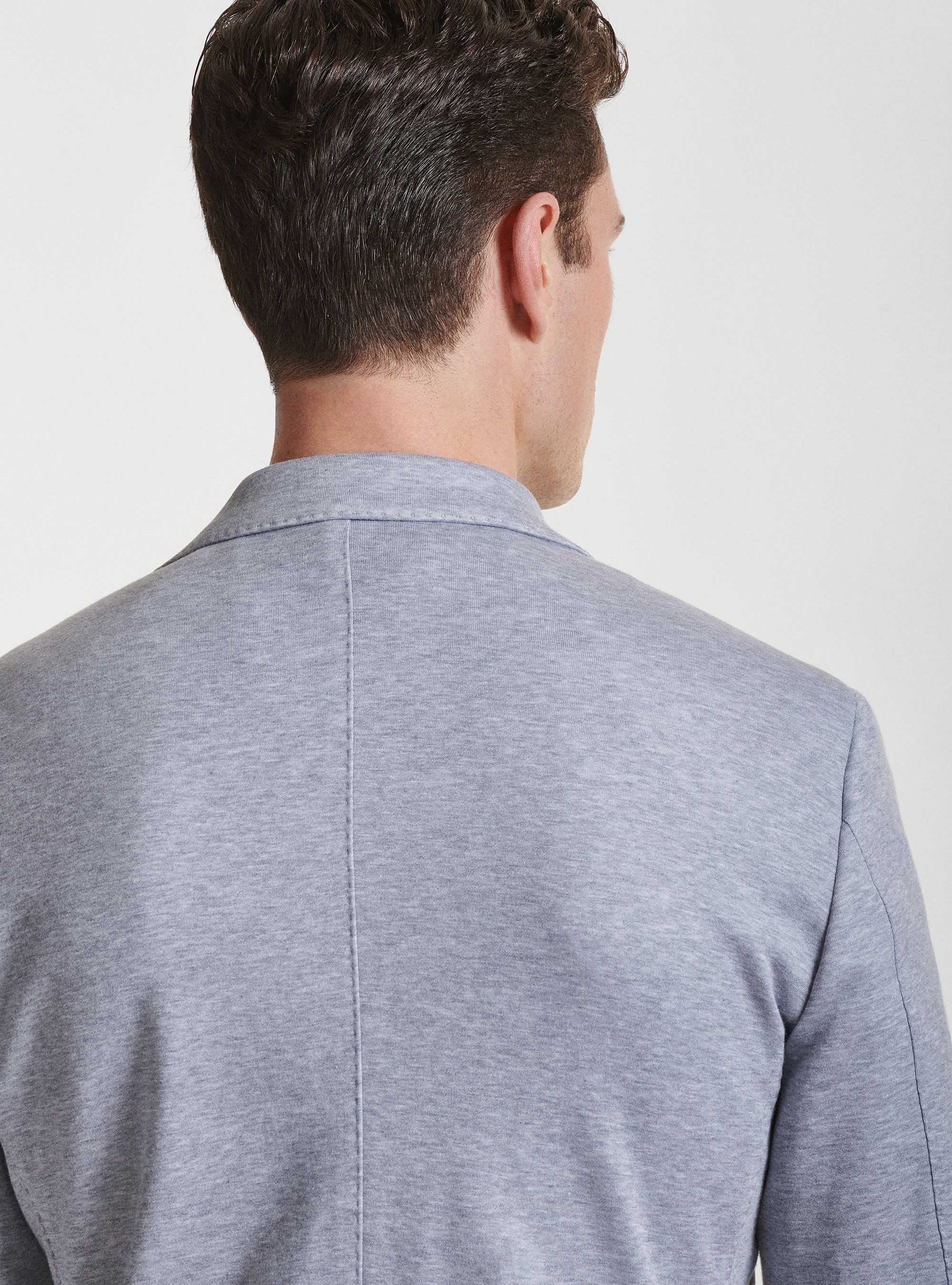 Giacca in jersey di maglia, GRIGIO CHIARO 0256C