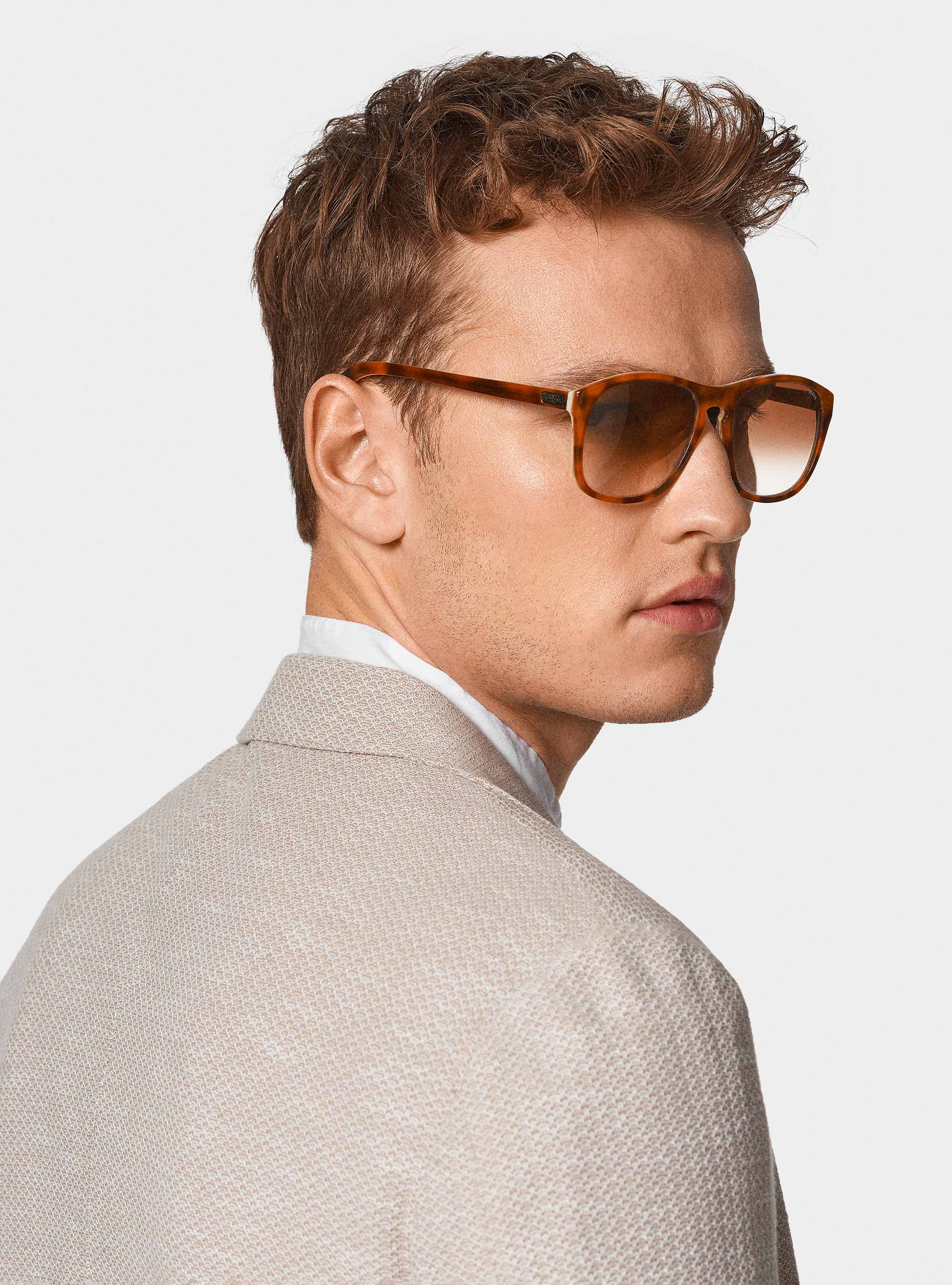 Americana de punto de algodón y lino, ARENA