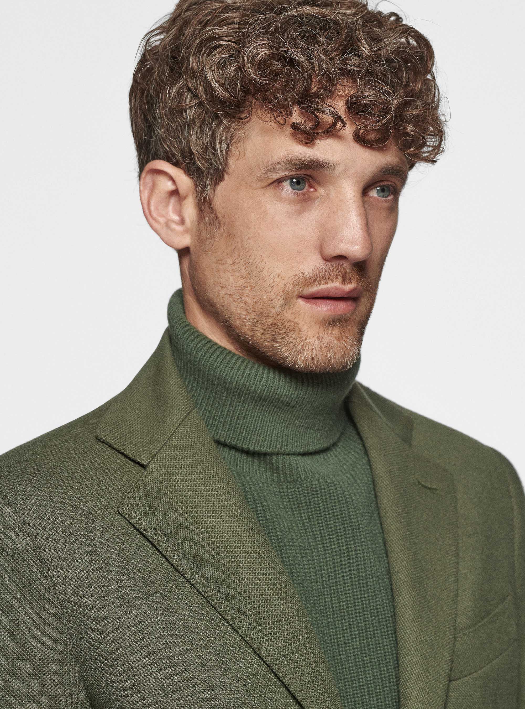 Giacca sfoderata in jersey, MILITARE 0609C