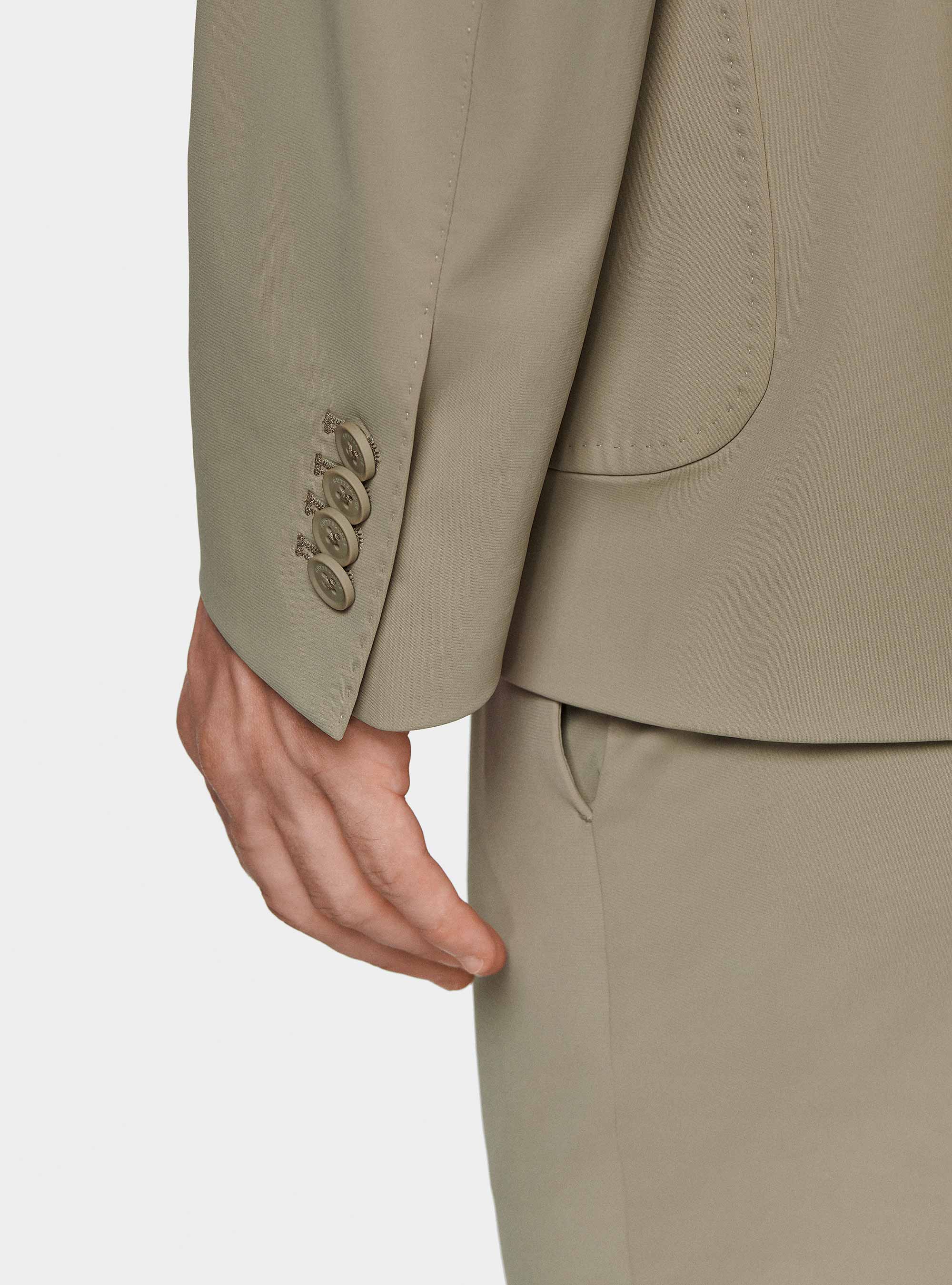 Giacca GT01 in jersey elasticizzato, FANGO