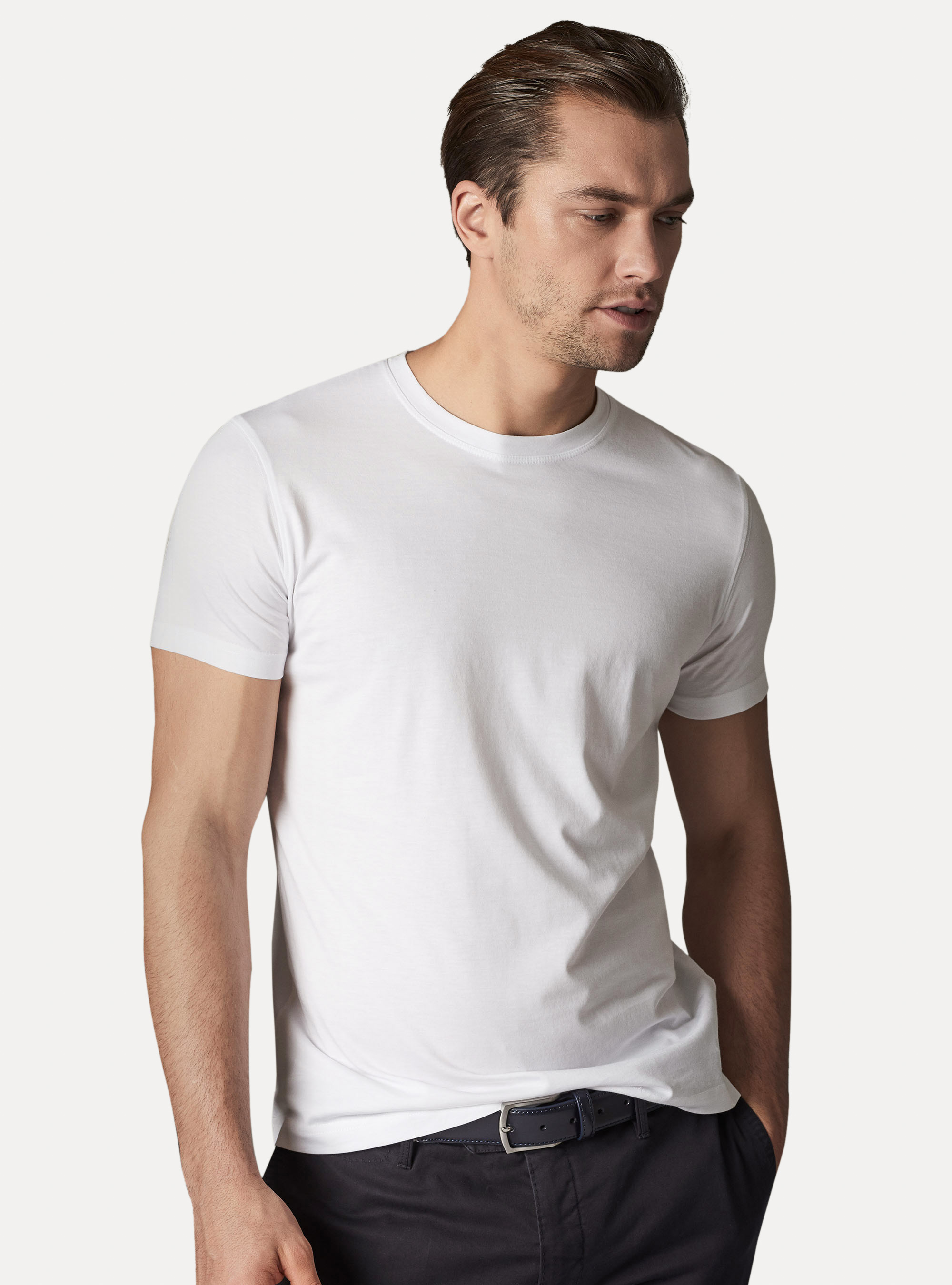 Tshirt 100% cotone, BIANCO