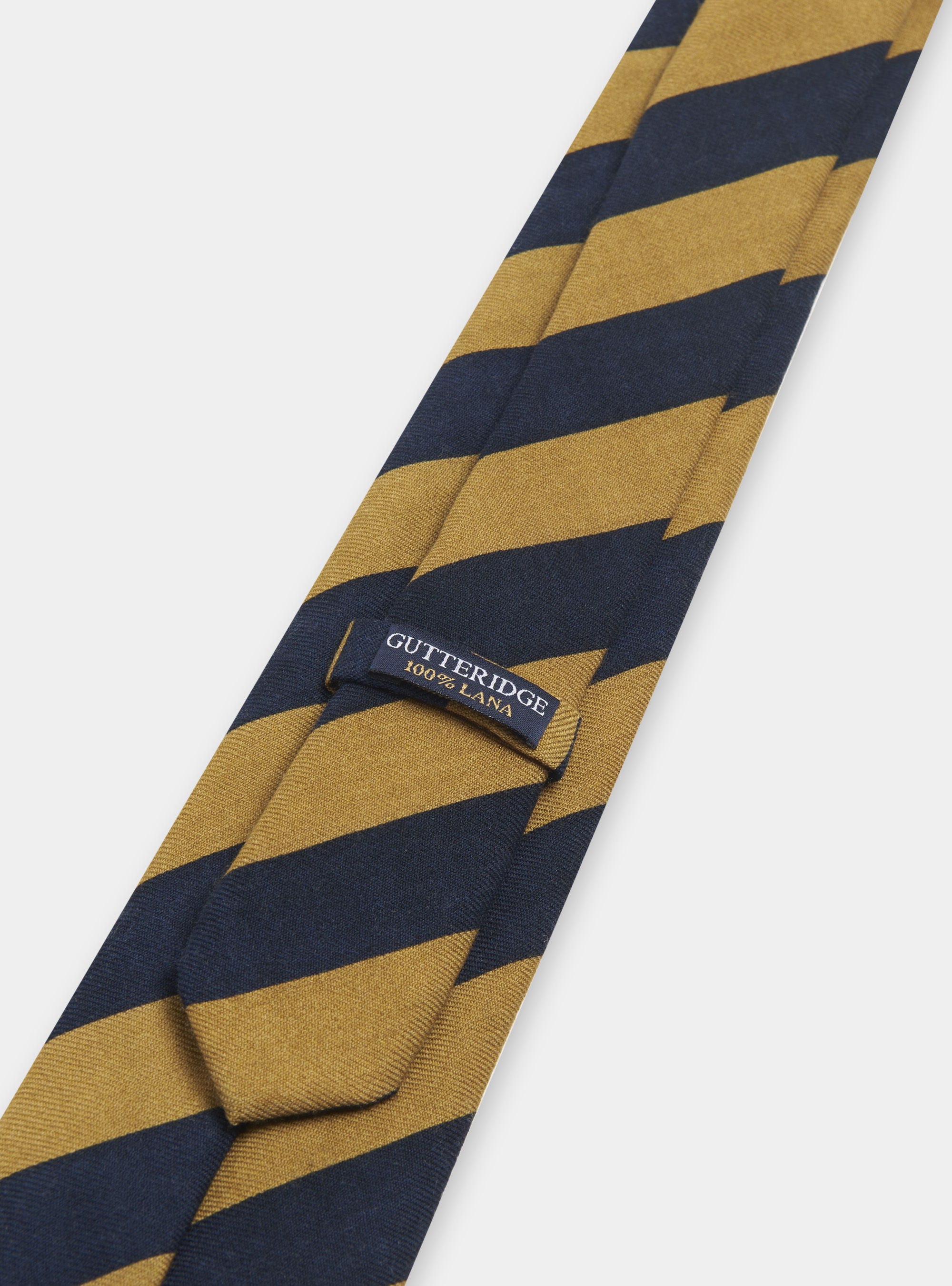 Cravate en laine ray&eacute;e, NOCCIOLA 0509C