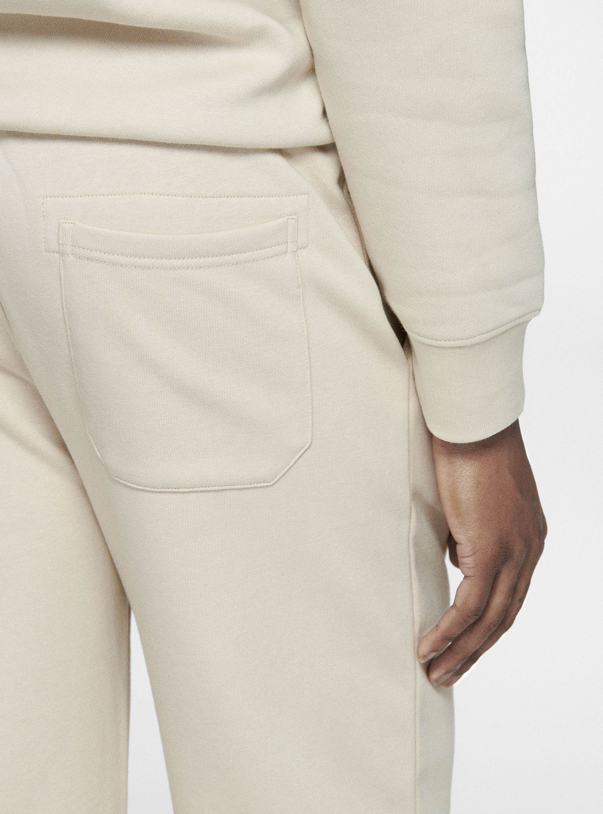 Pantaloni di felpa, ECRU 0536C