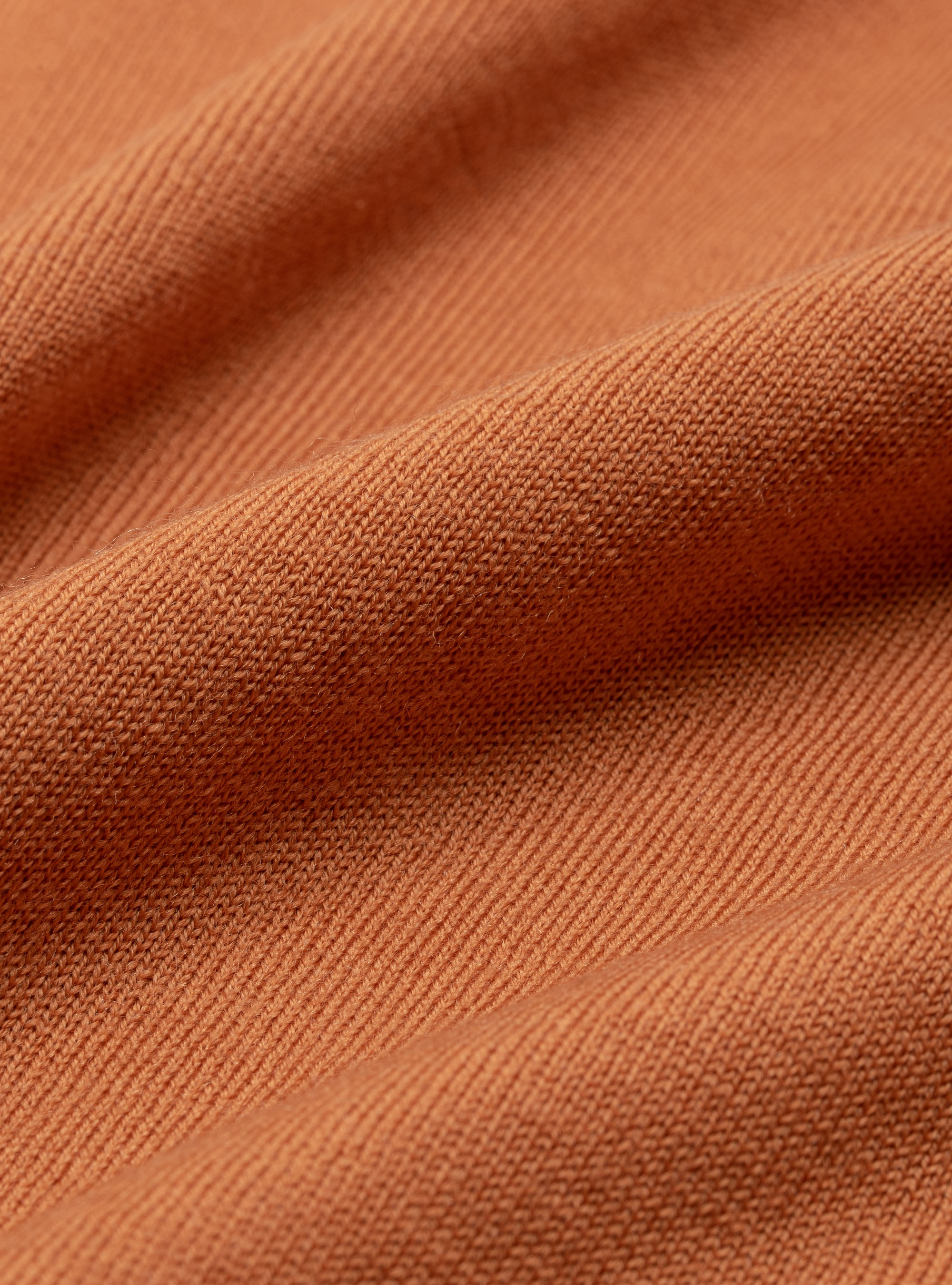 Pure merino wool sweater, ORANGE