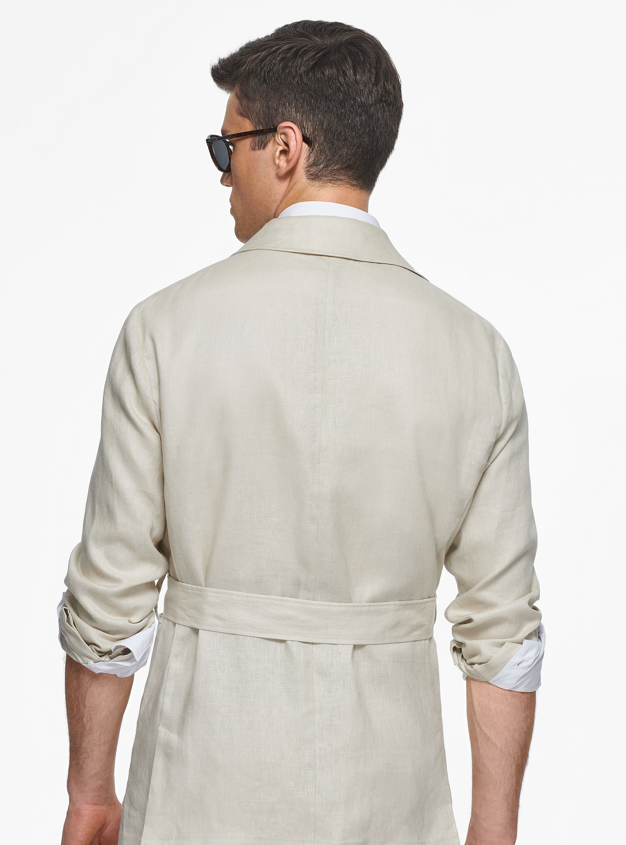 【argue】LINEN VOILE GAUZE PULLOVER/WHITE White Gauze European Laundered Linen - Merchant & Mills