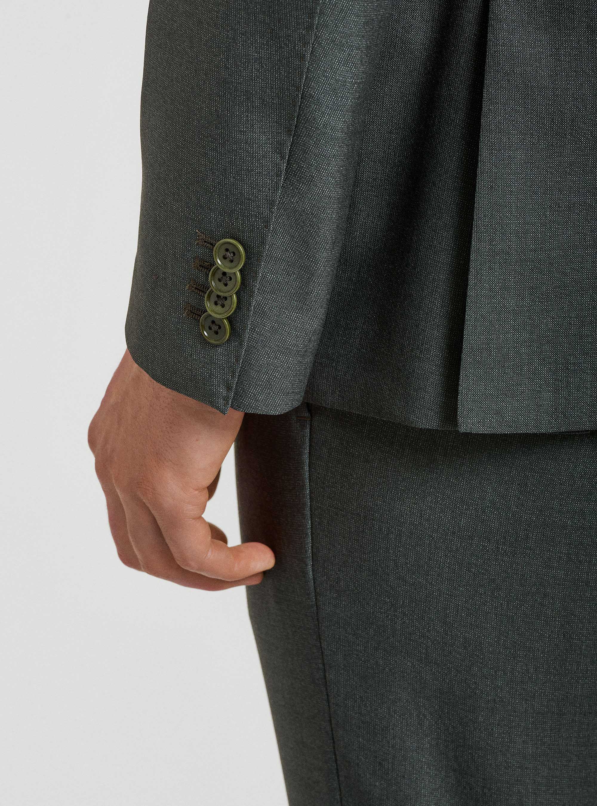 Pure wool suit blazer Vitale Barberis Canonico, GREEN