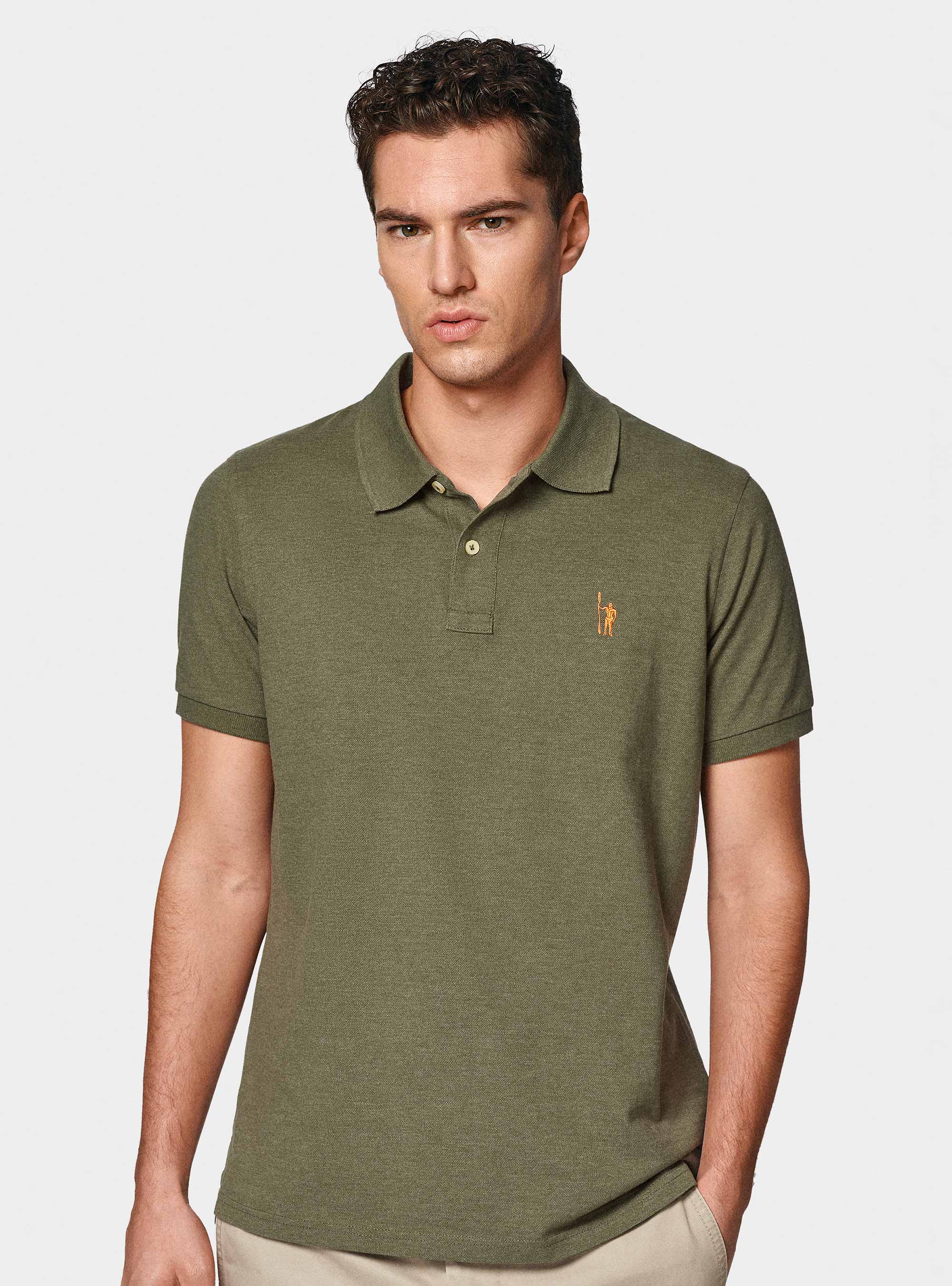 Polo classica in piquet, SALVIA 0602C