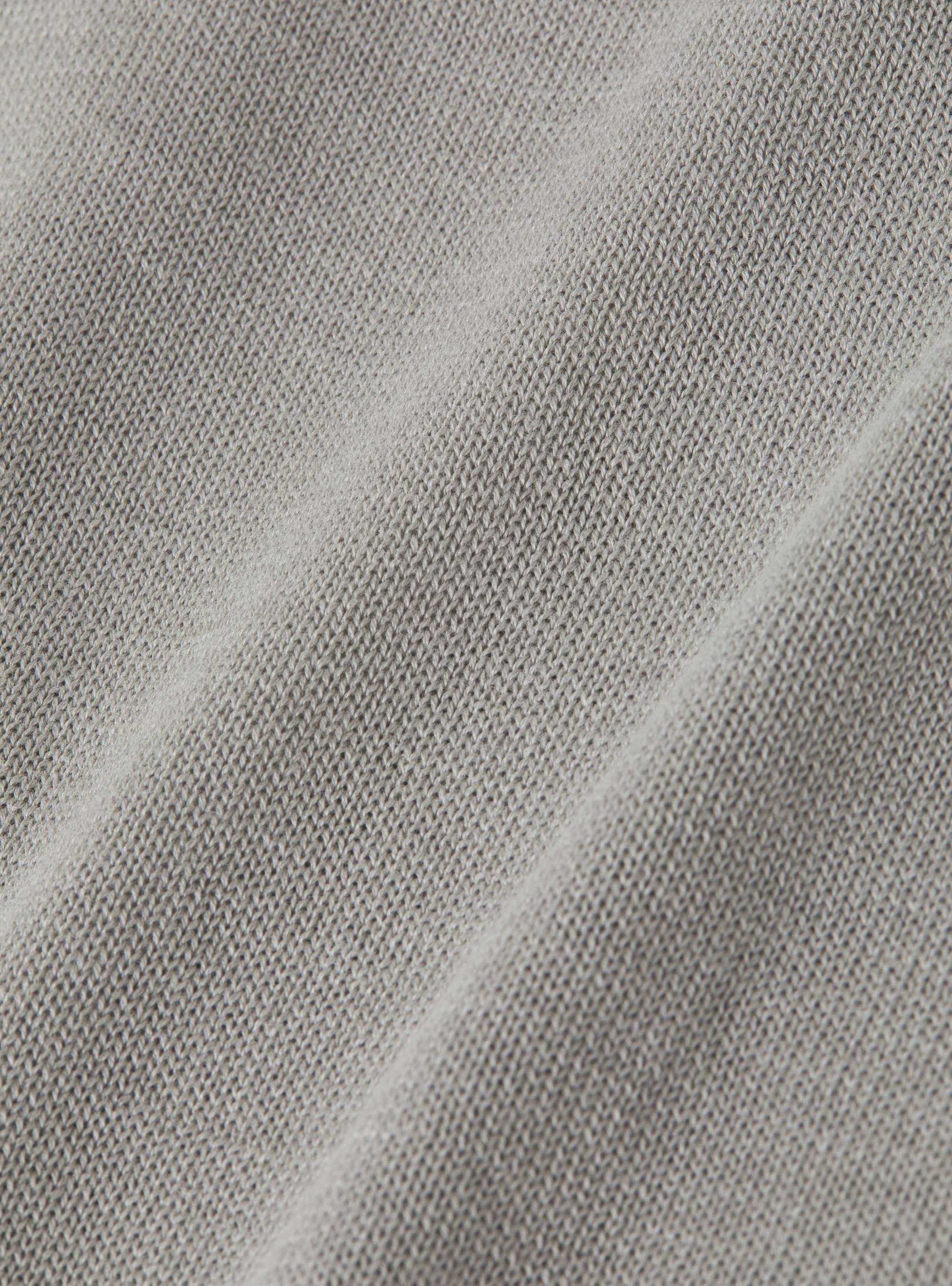 Gilet doppiopetto in maglia di cotone, PERLA 0178C