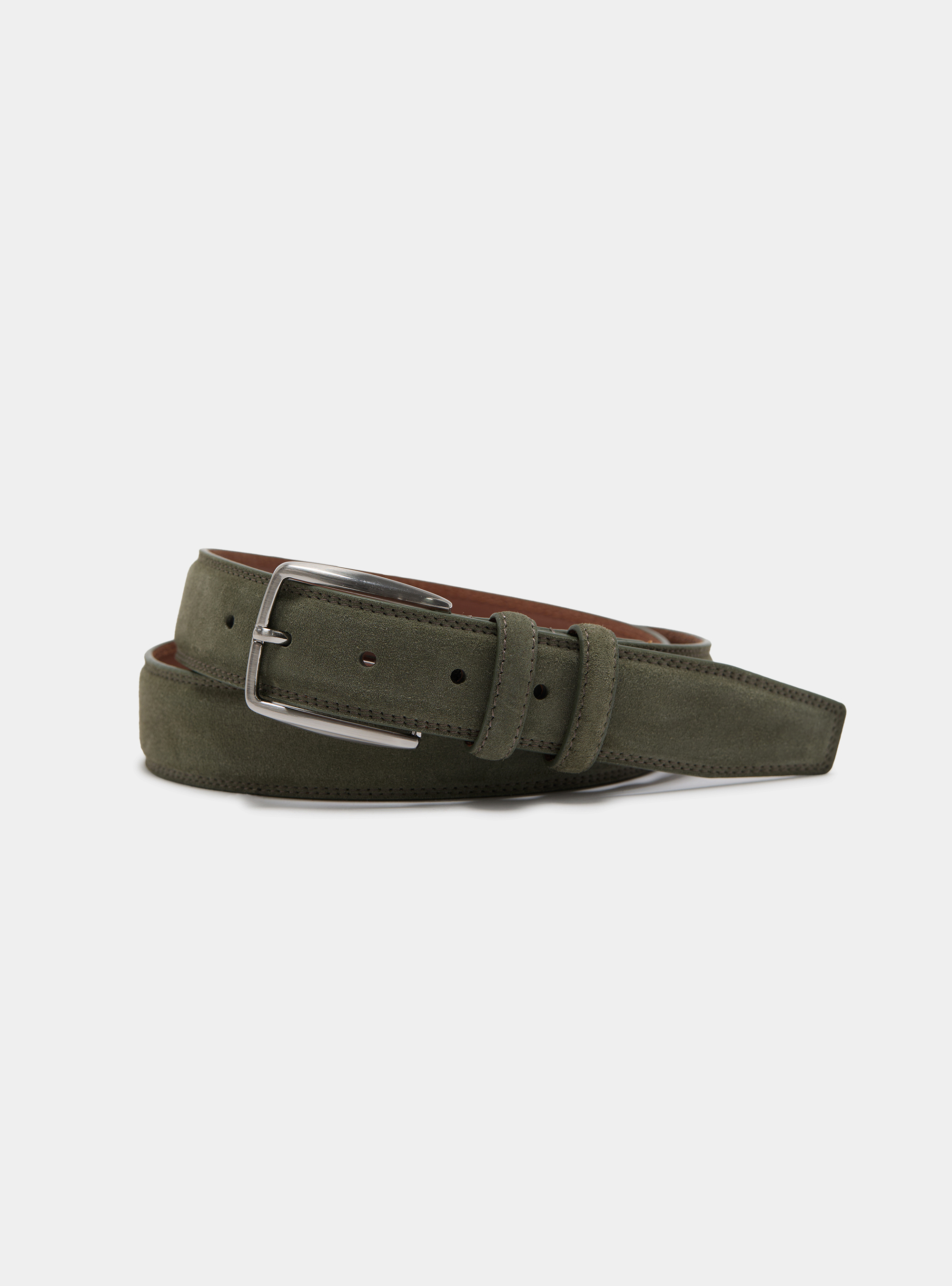 Suede belt, GREEN