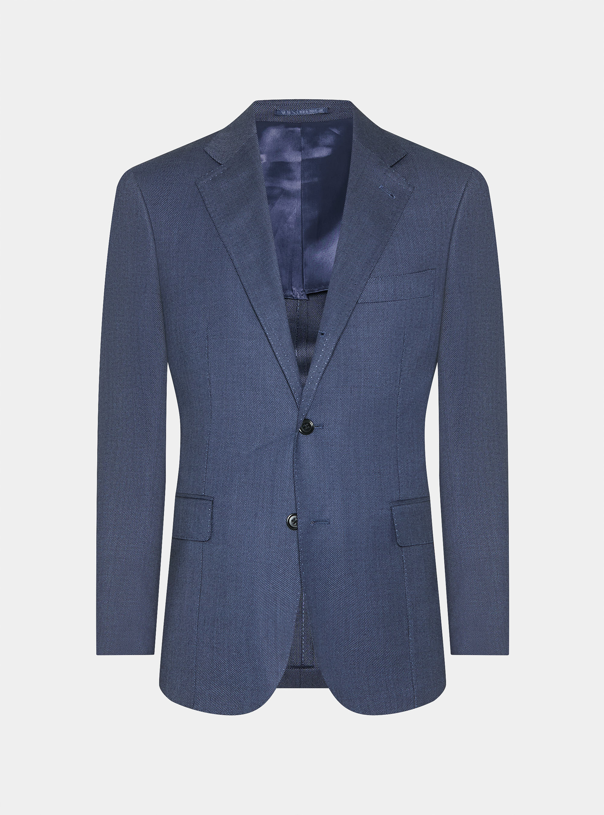 Partridge eye wool suit blazer Vitale Barberis Canonico, INK