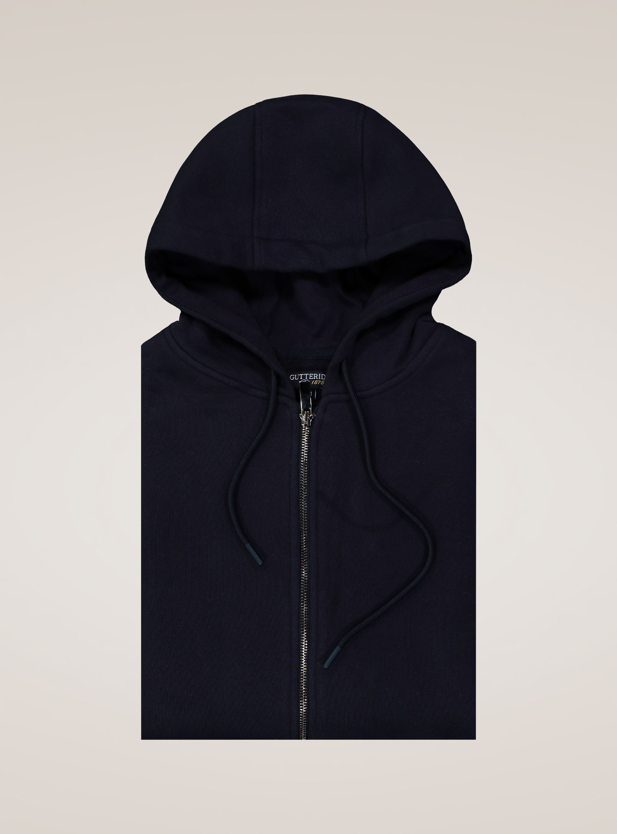 Chaqueta de sudadera con capucha y bolsillos, AZUL MARINO