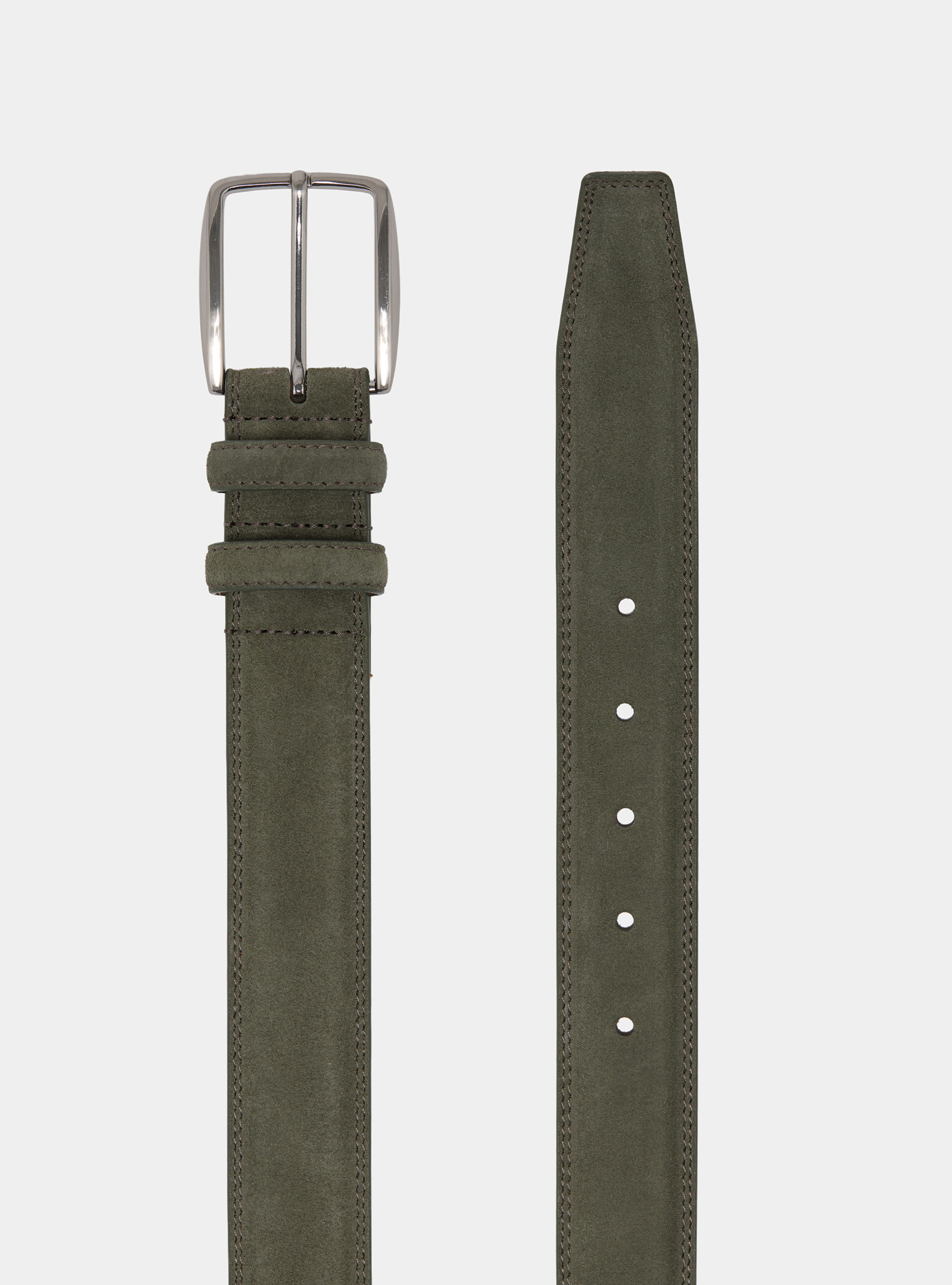 Suede belt, GREEN