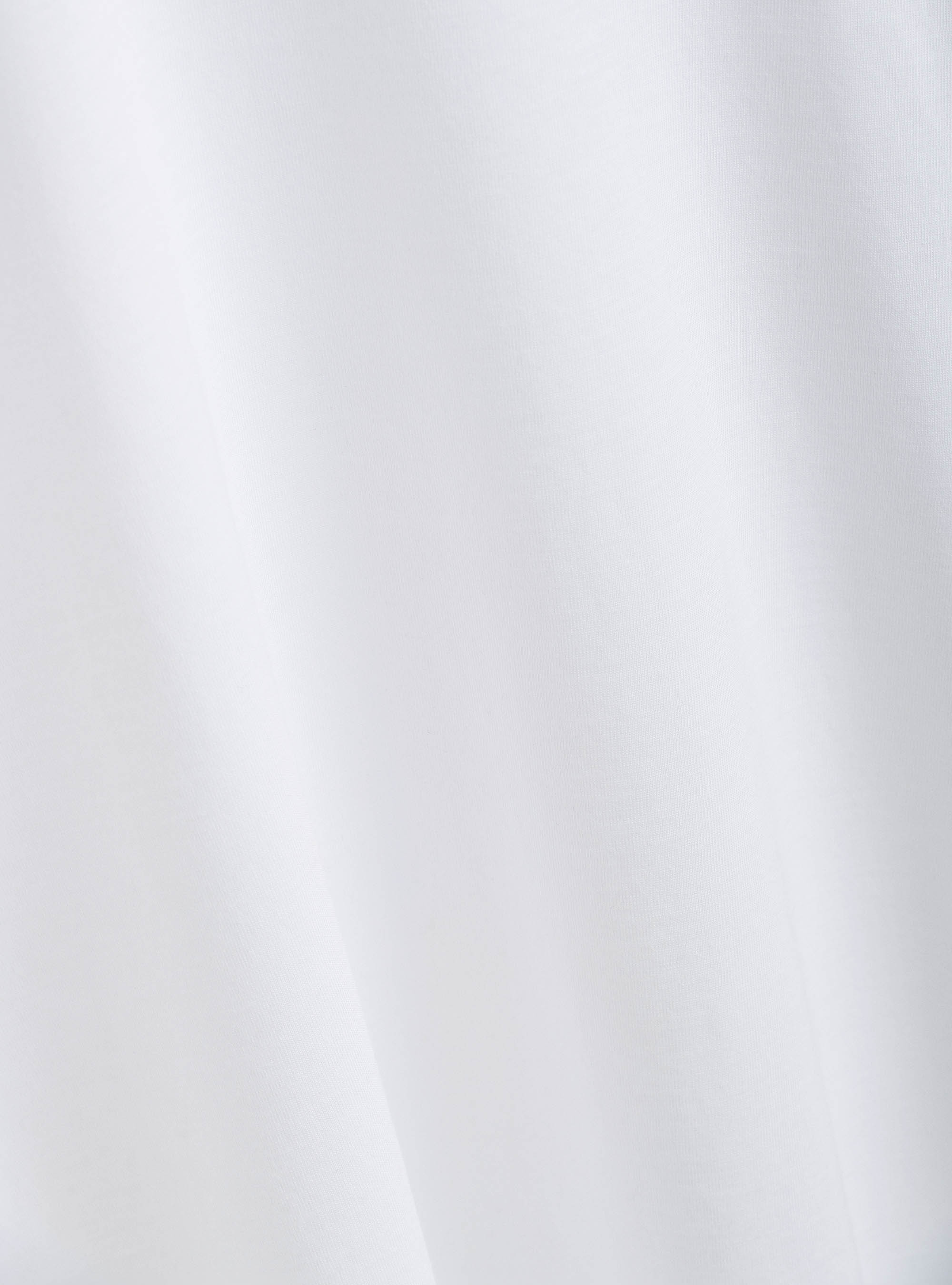 Supima cotton jersey long-sleeved T-shirt, WHITE