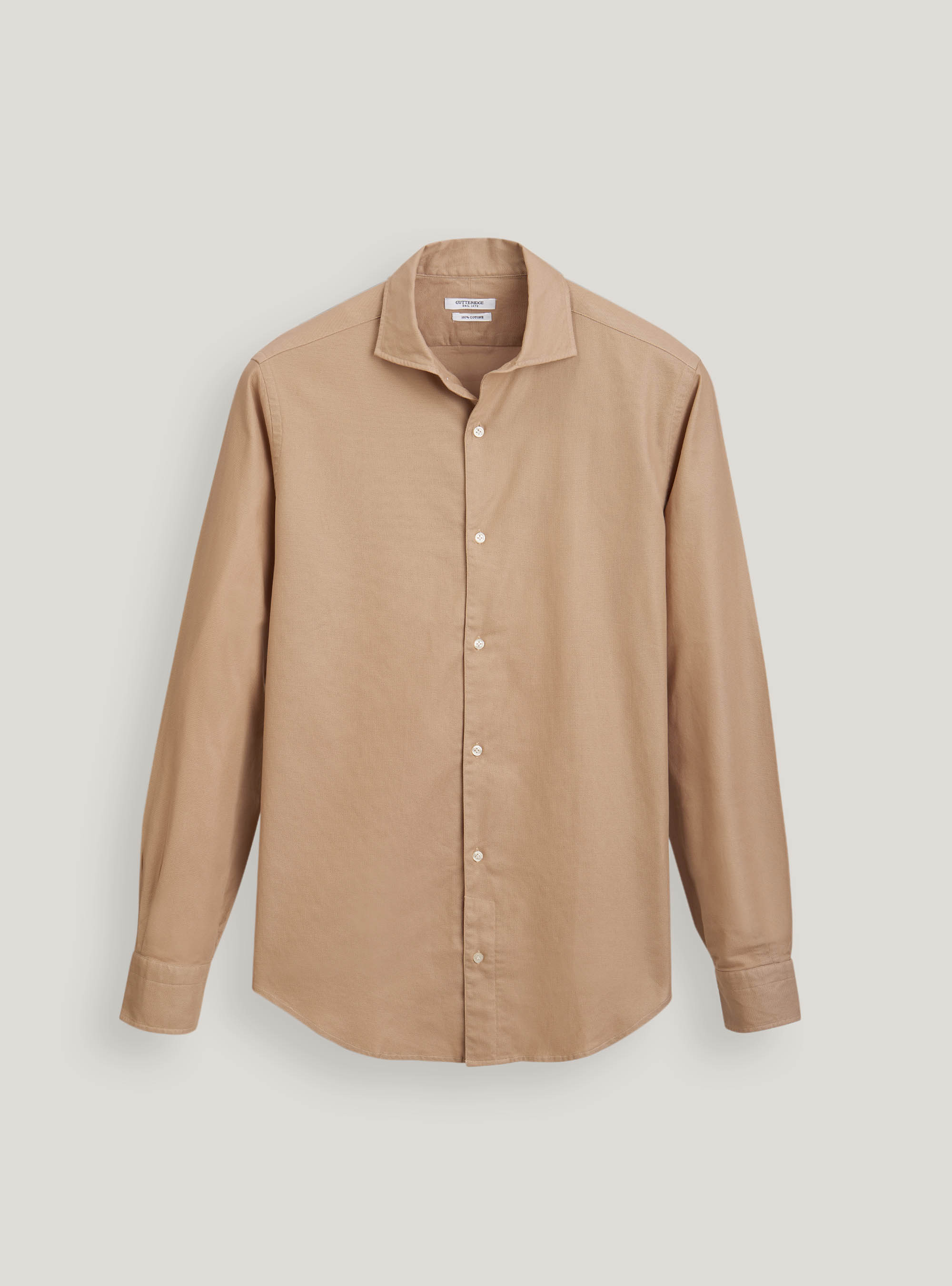 Camisa de piqu&eacute; de algod&oacute;n te&ntilde;ido en prenda, ARENA