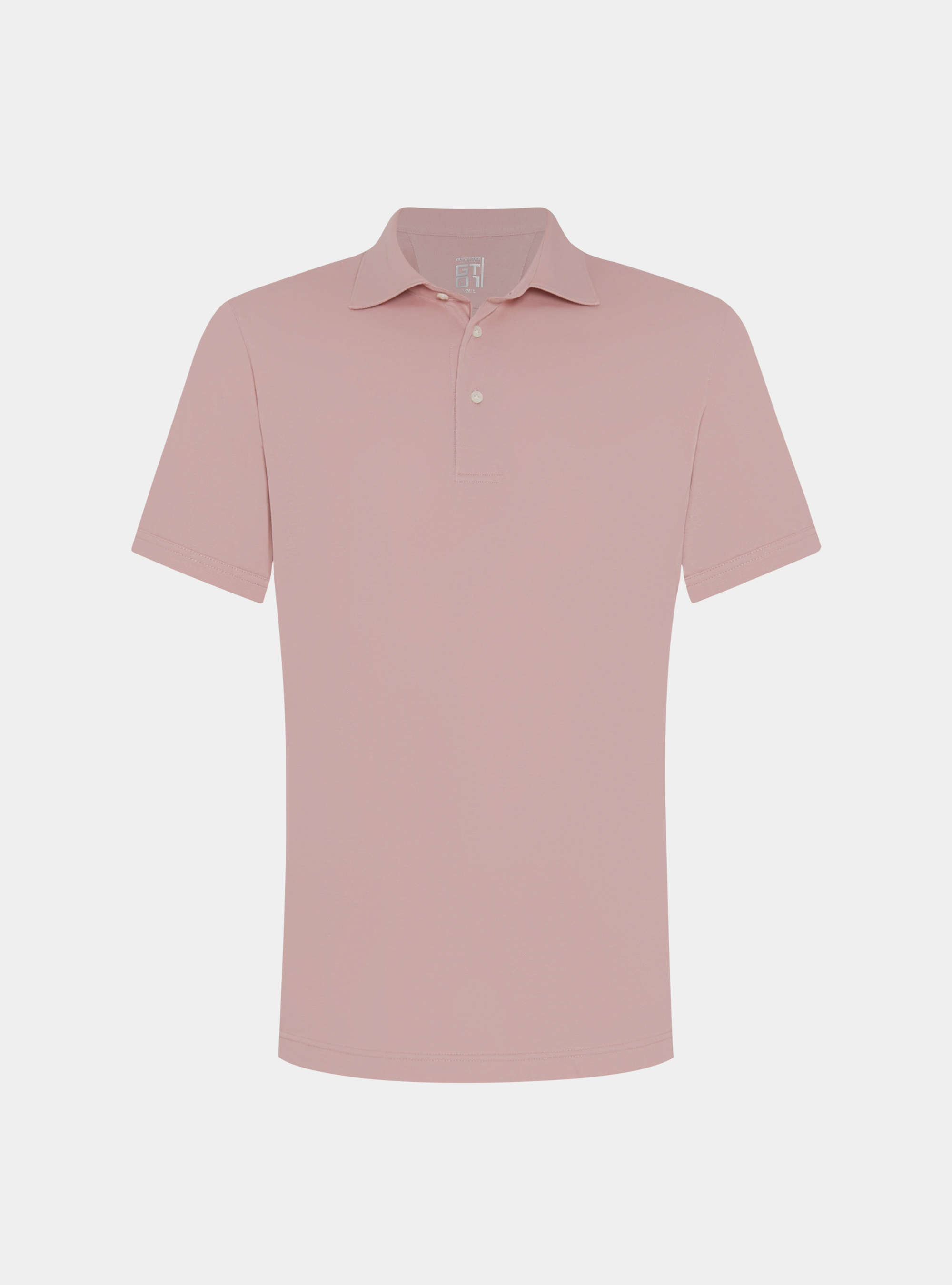 Polo GT01 in piquet stretch, 0441C ROSA SCURO