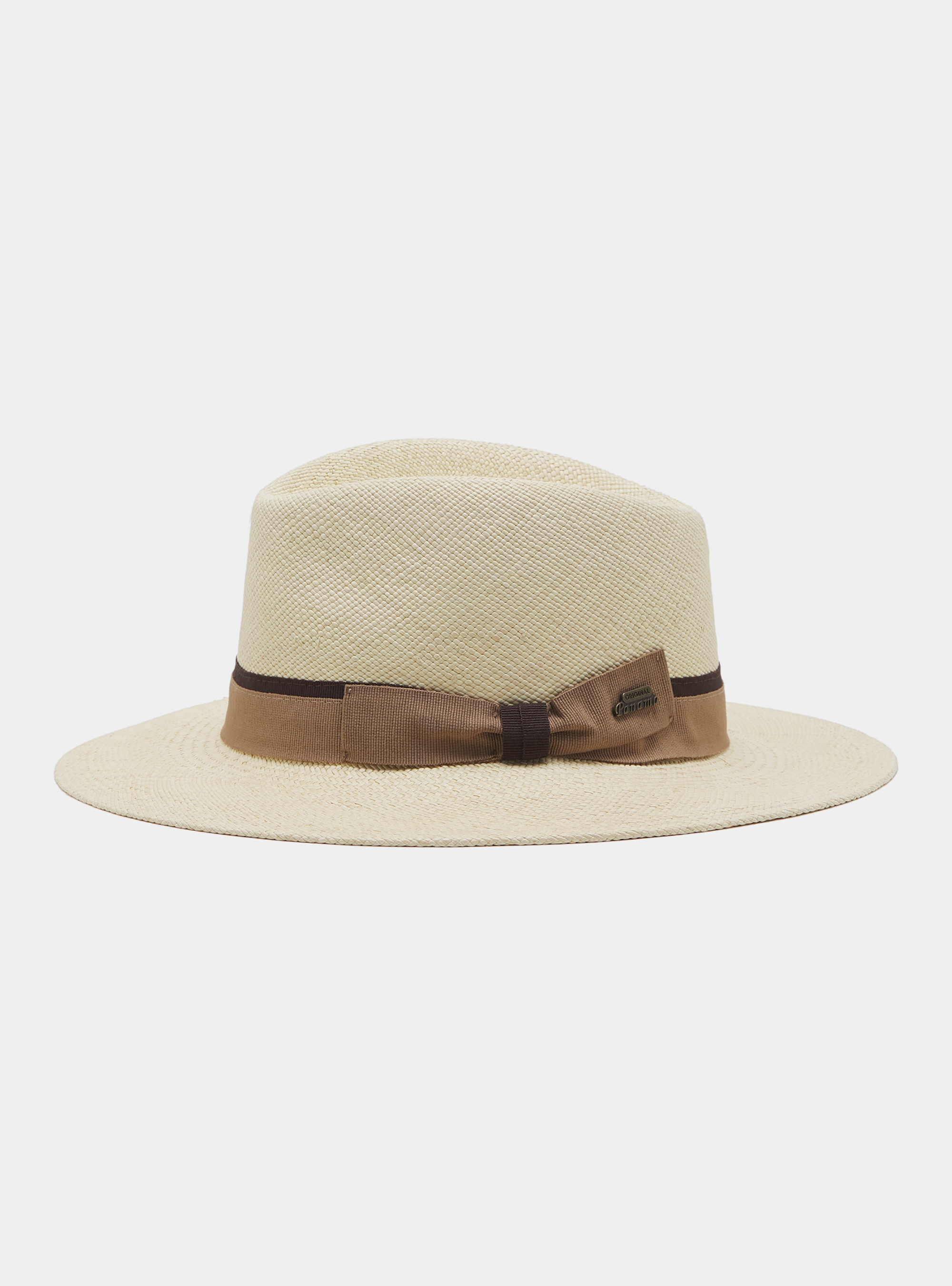 Panama Hat, ECRU/MARRONE EM01