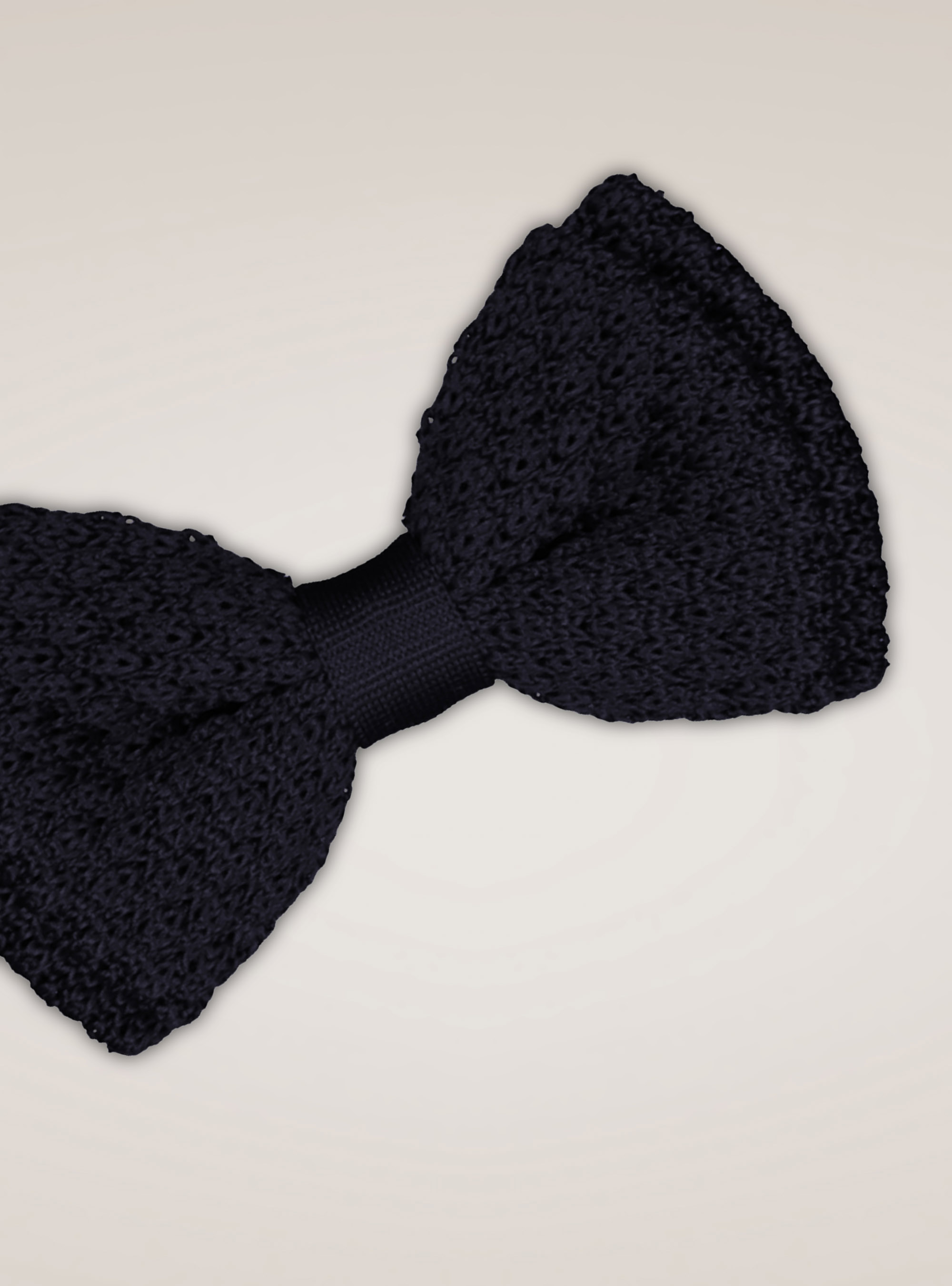 Knitted papillon, NAVY BLUE