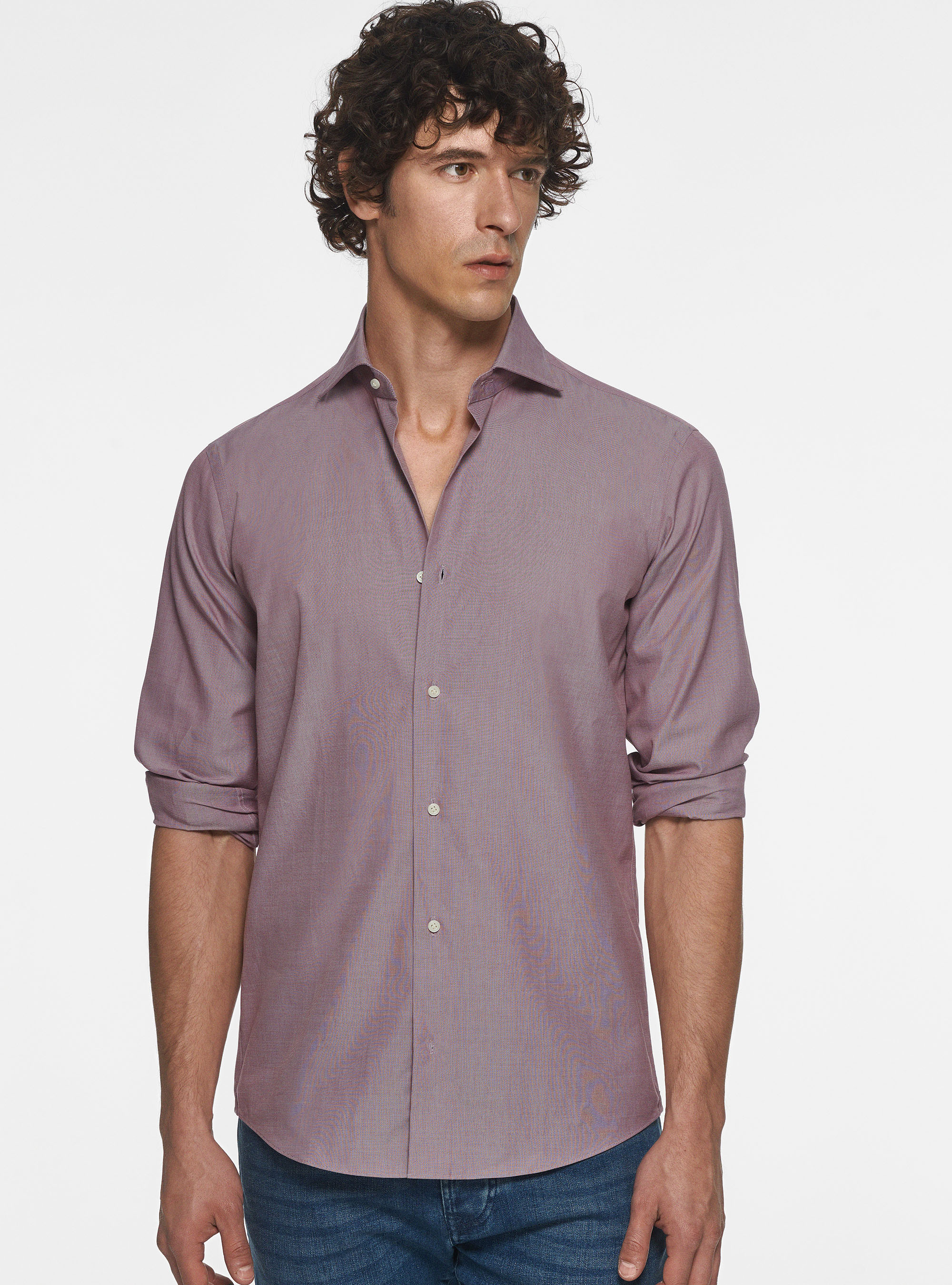 Cotton shirt fil a fil, ONION