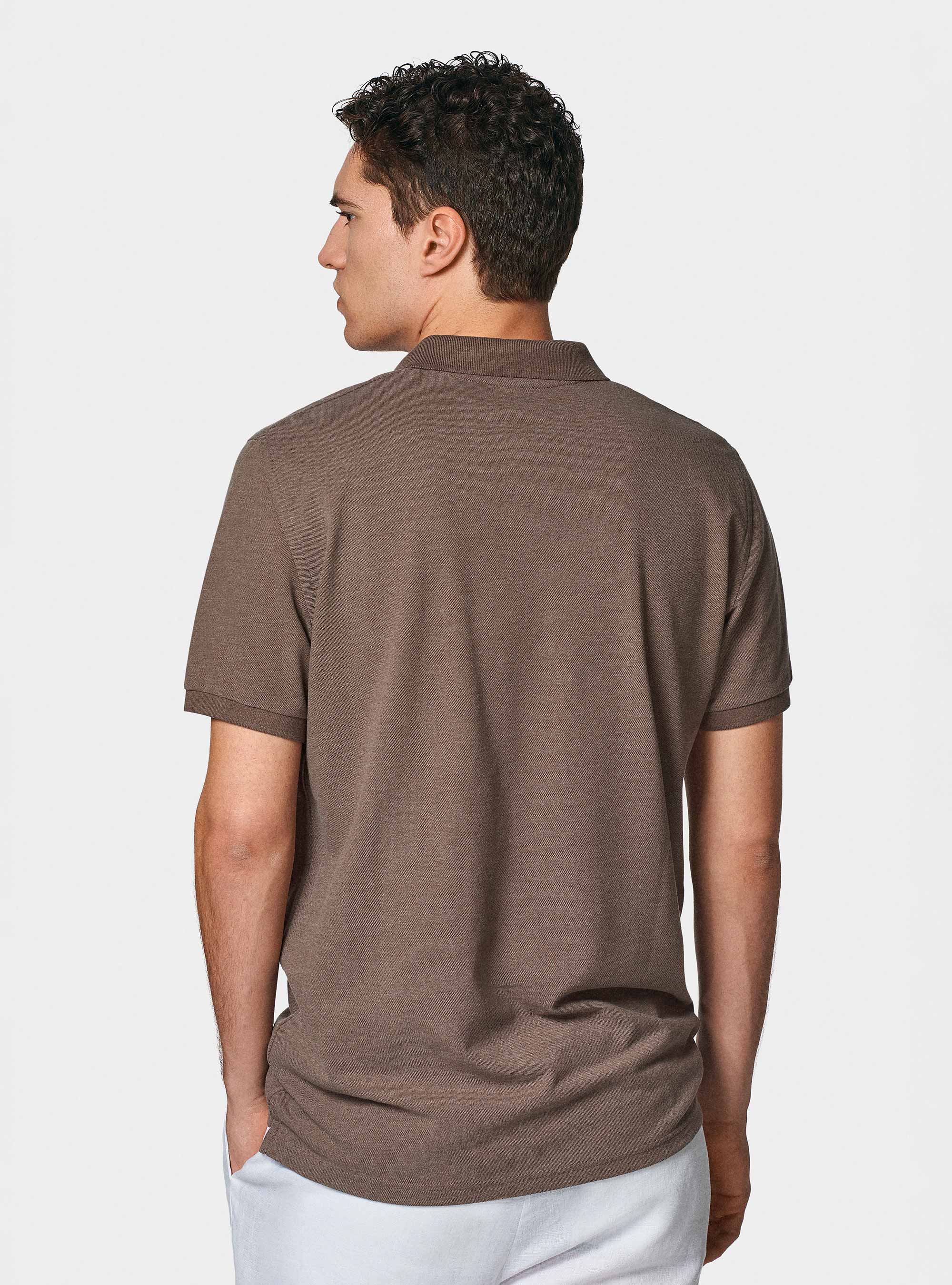 Polo classique en piqué, BOUE