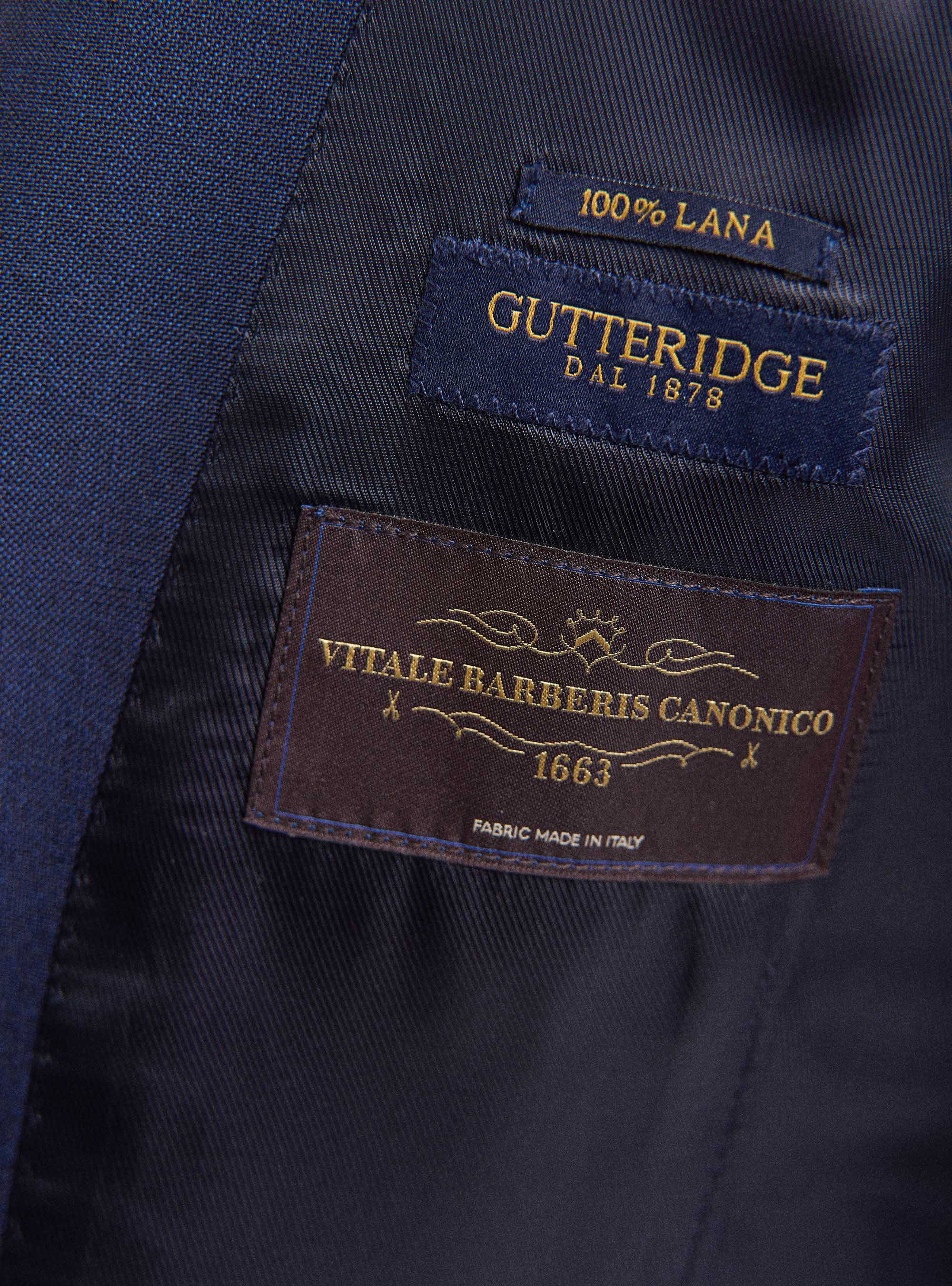 Waistcoat in pure wool fabric Vitale Barberis Canonico, NAVY BLUE