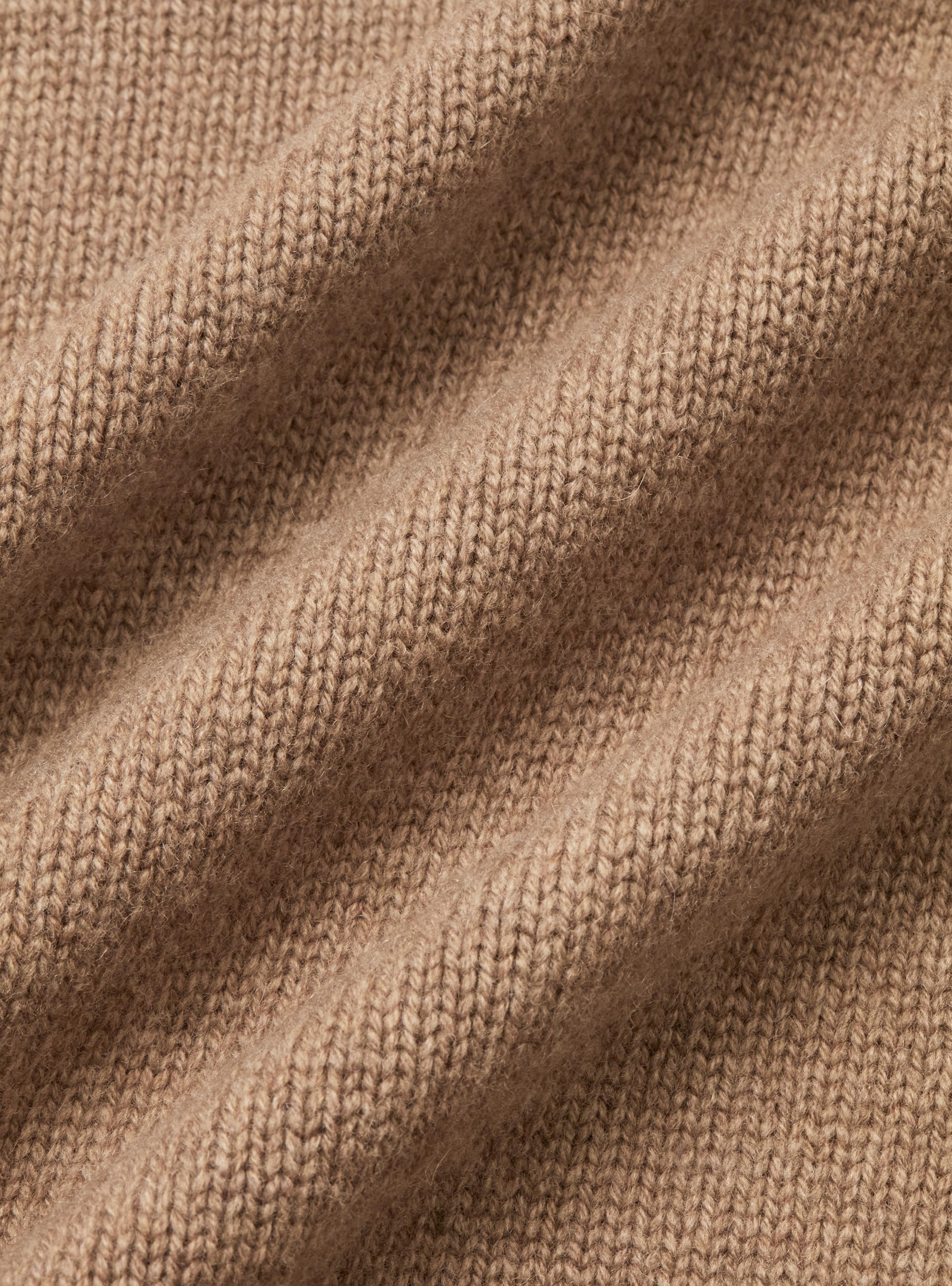 Cárdigan de lana y cachemira, CAMMELLO 0570C