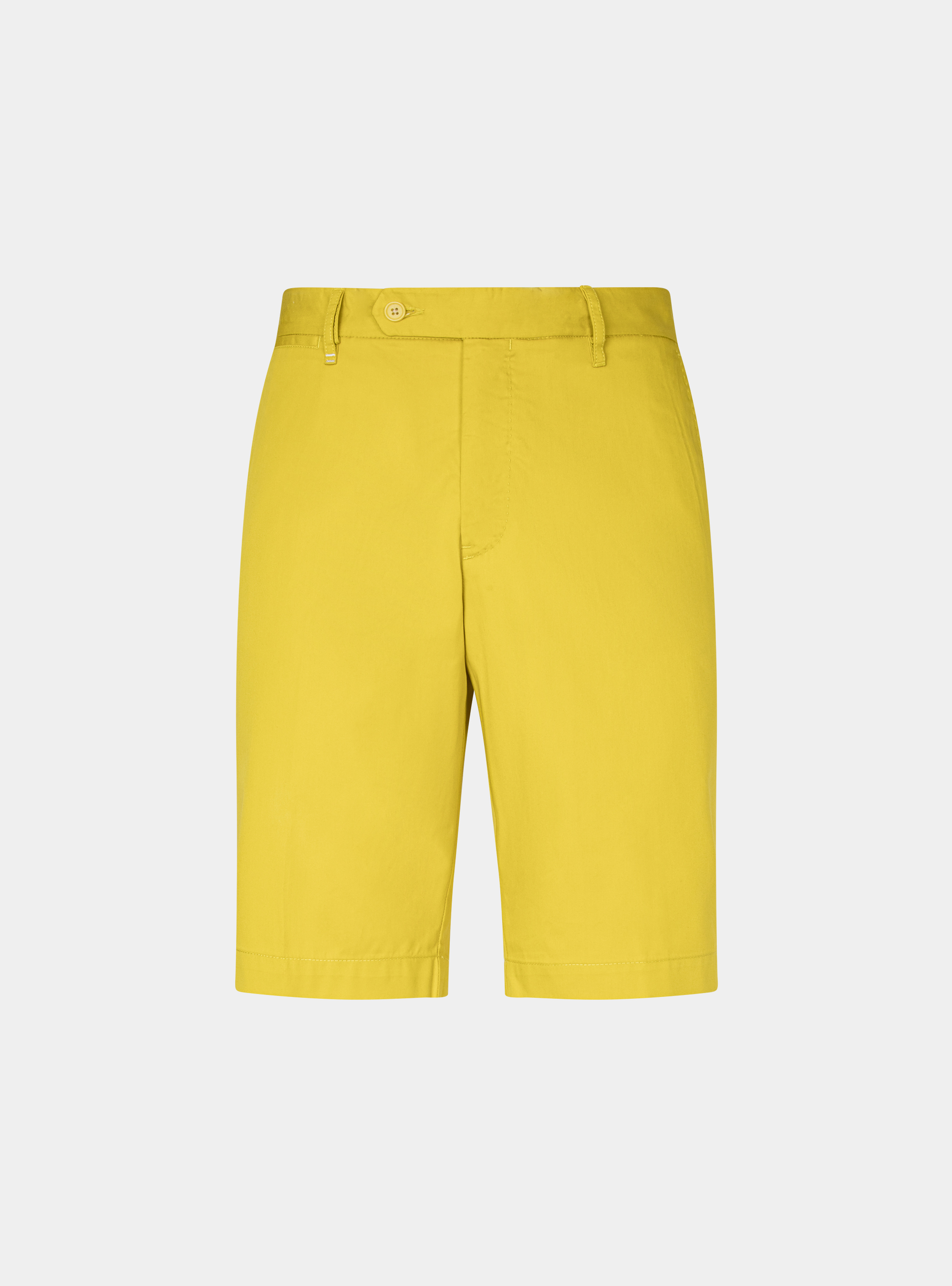 Bermuda in twill leggero, GIALLO