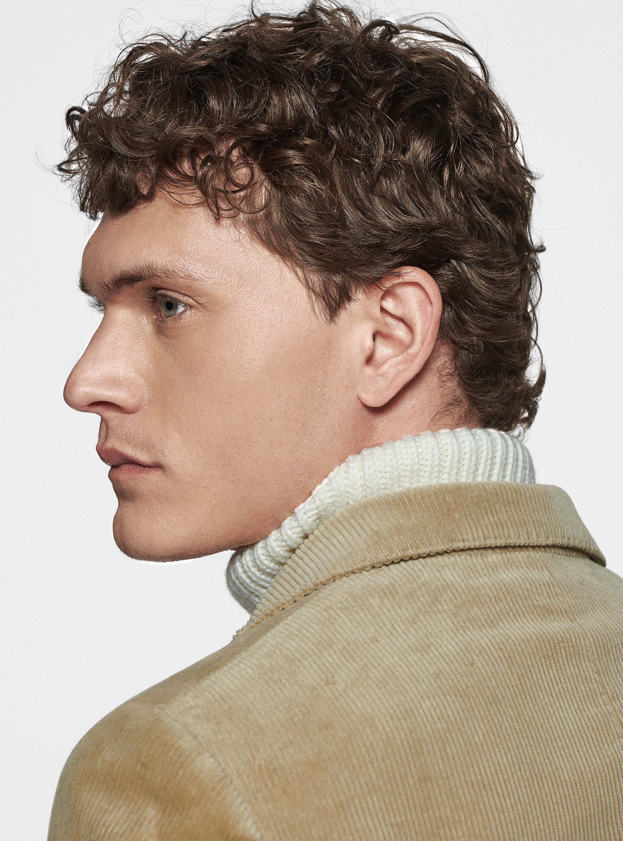 Duca Visconti di Modrone corduroy blazer, SAND