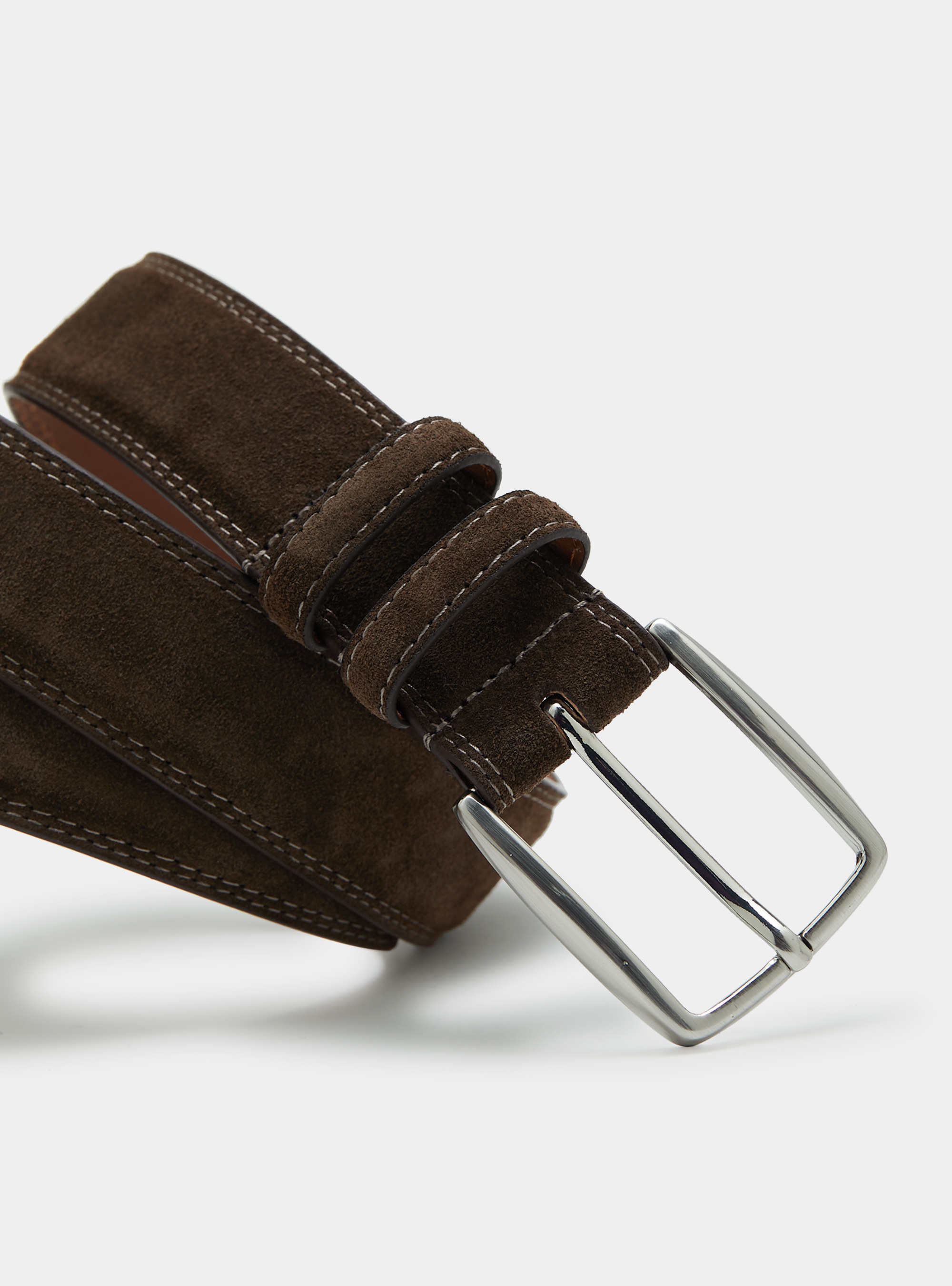 Ceinture en daim, MARRON
