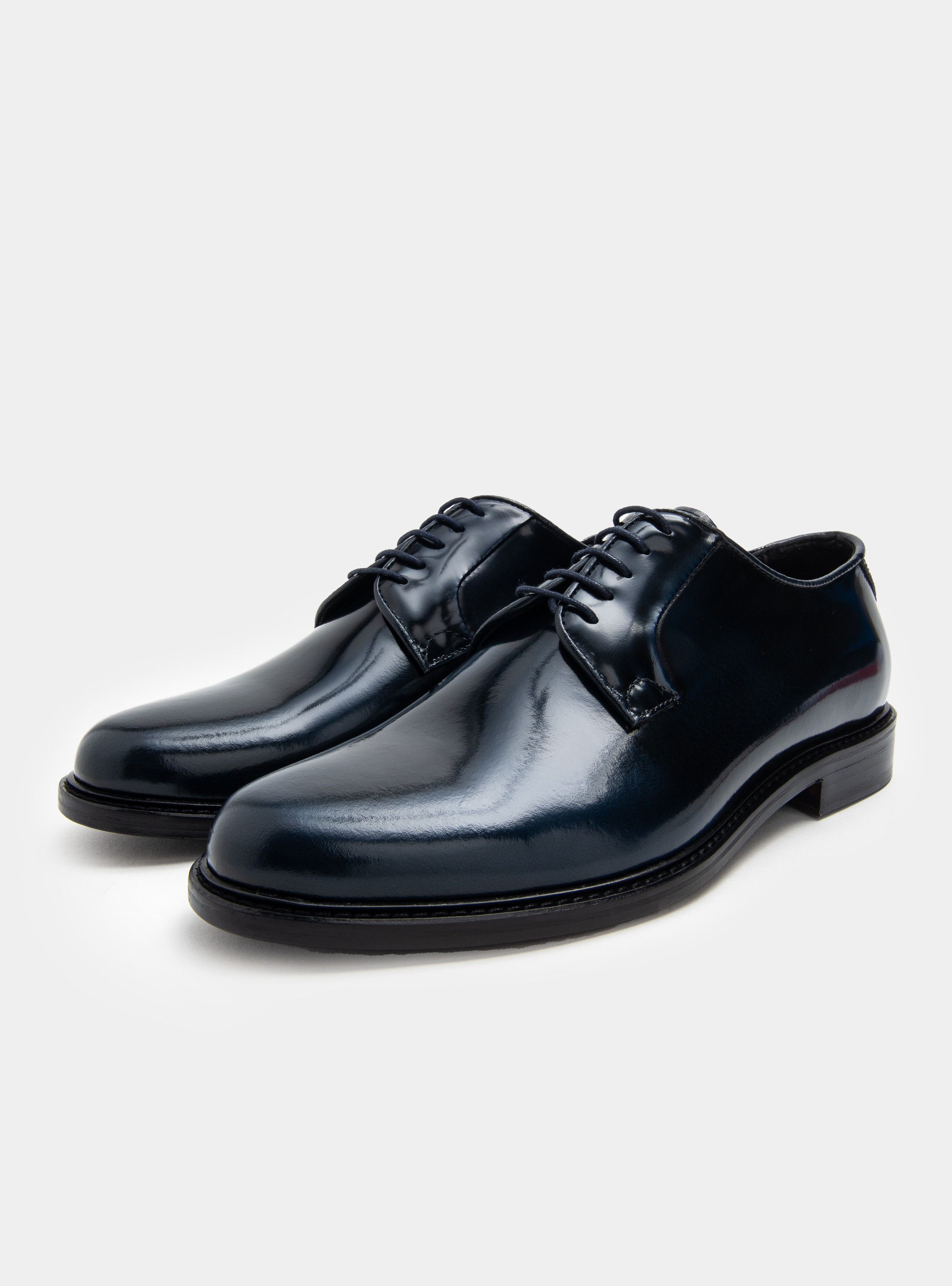 Derby in pelle abrasivata, BLU NAVY