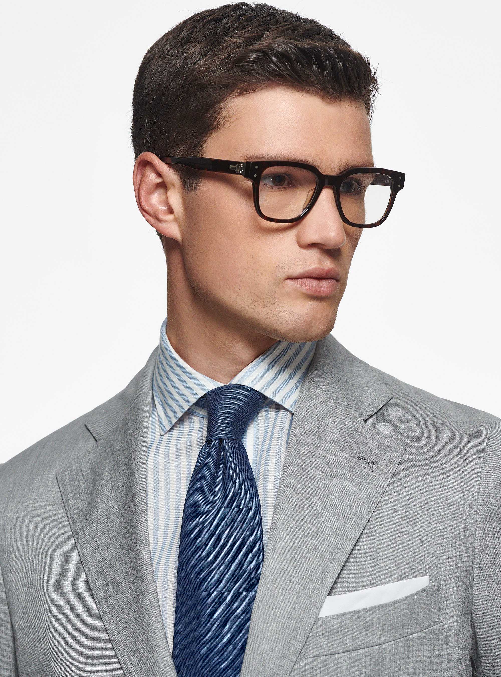 Giacca in pura lana superfine 110's, GRIGIO CHIARO MELANGE