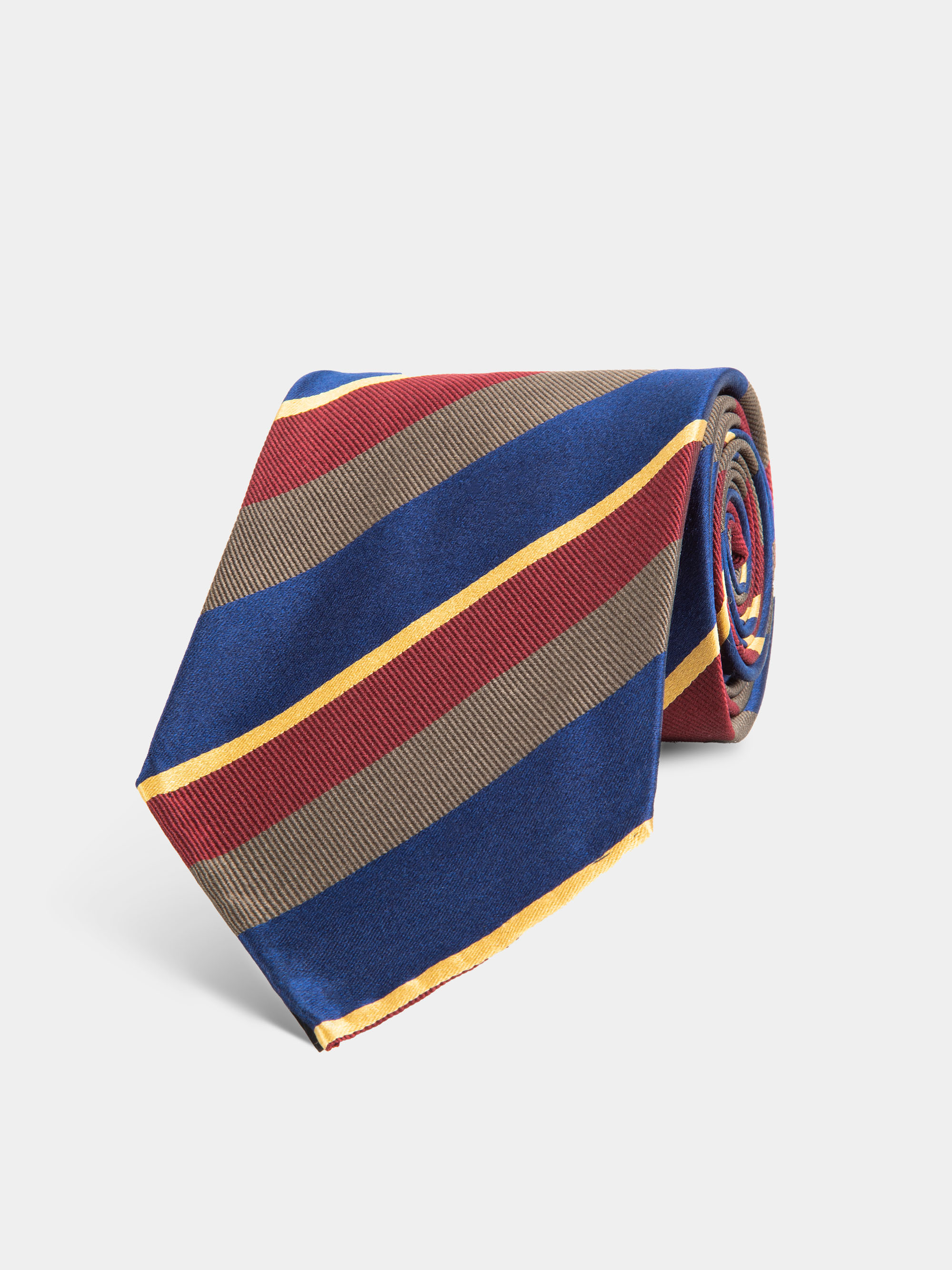 Pure silk regimental tie | GutteridgeUS | catalog-gutteridge-storefront Uomo
