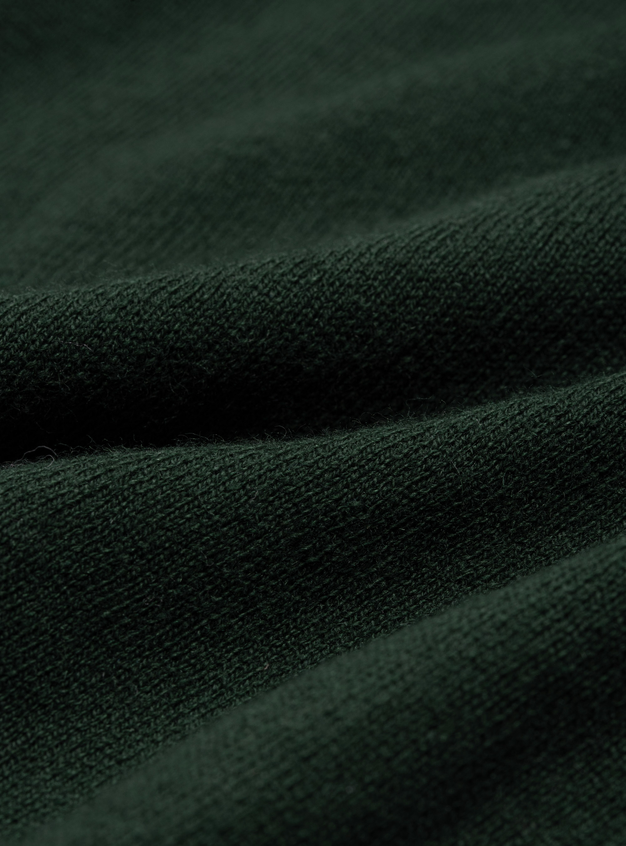 Silk and cashmere cotton turtleneck, GREEN