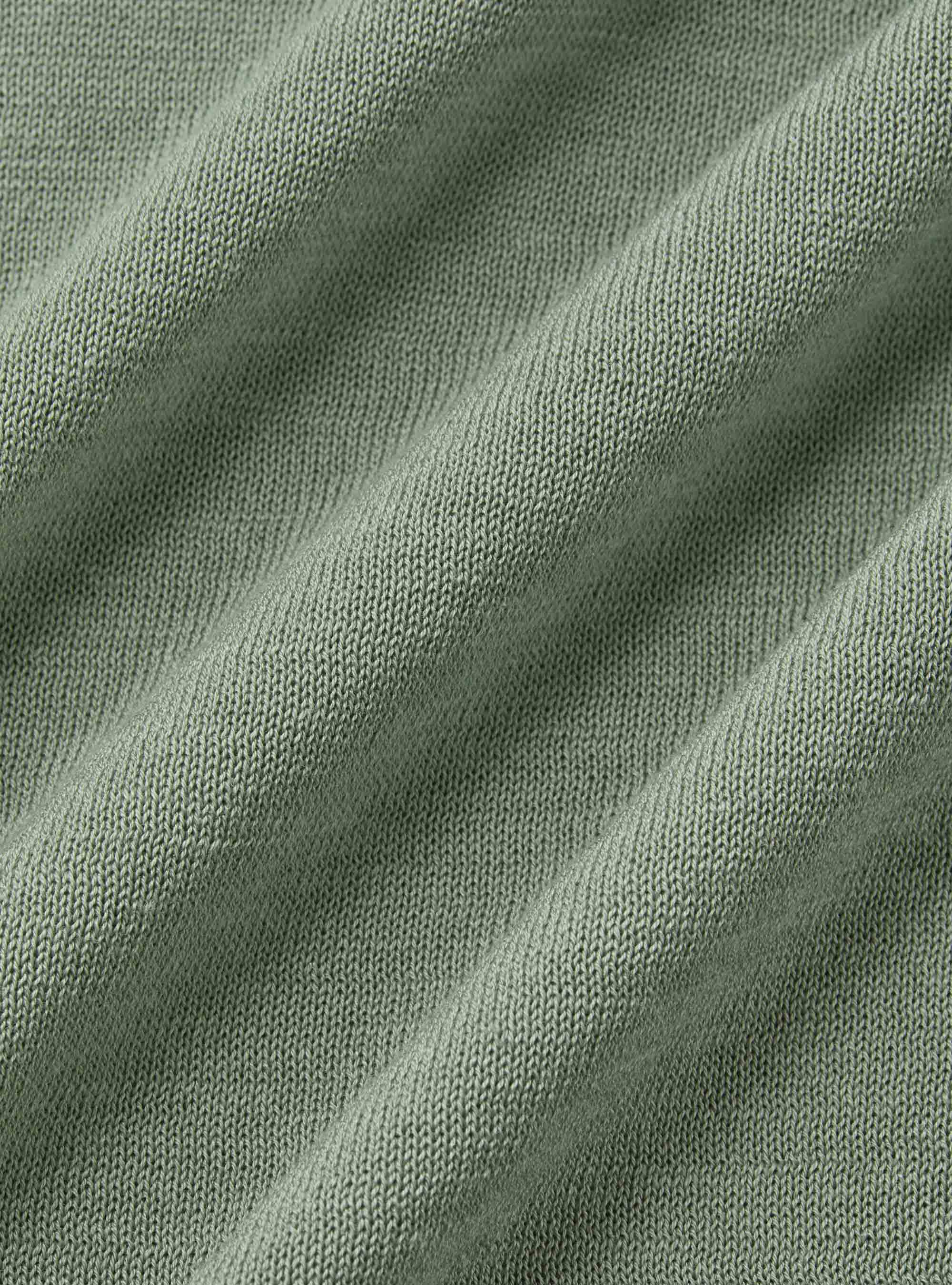 Cotton and silk polo shirt, SALVIA 0602C