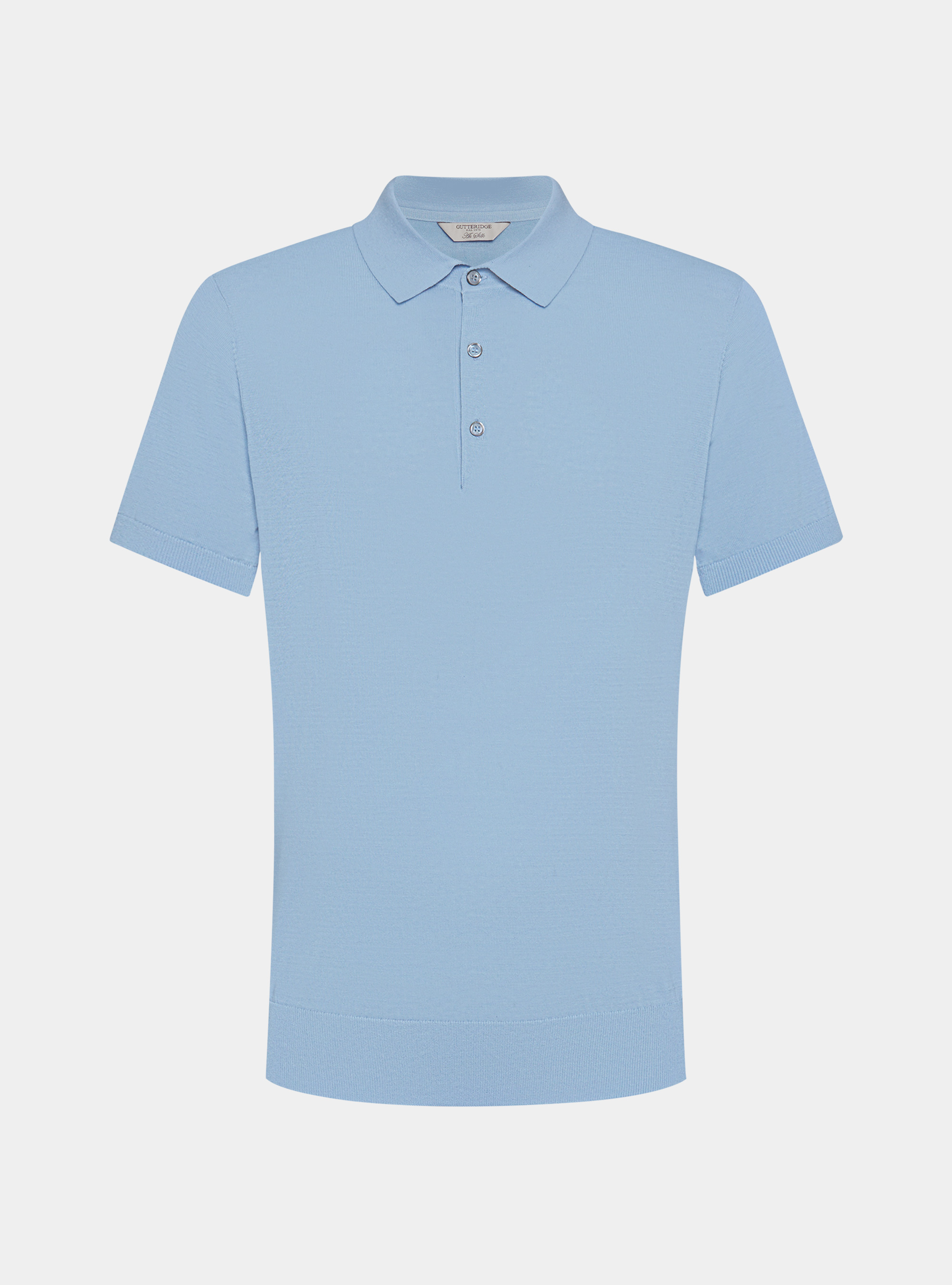 Cotton and silk polo shirt | Gutteridge | Men's Sweaters